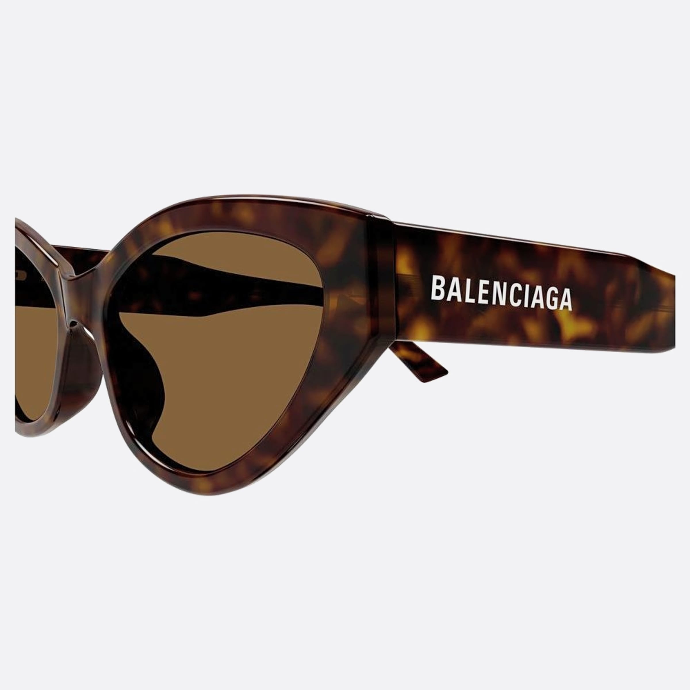Balenciaga 57mm Havana Cat Eye Woman Sunglasses - Detail View