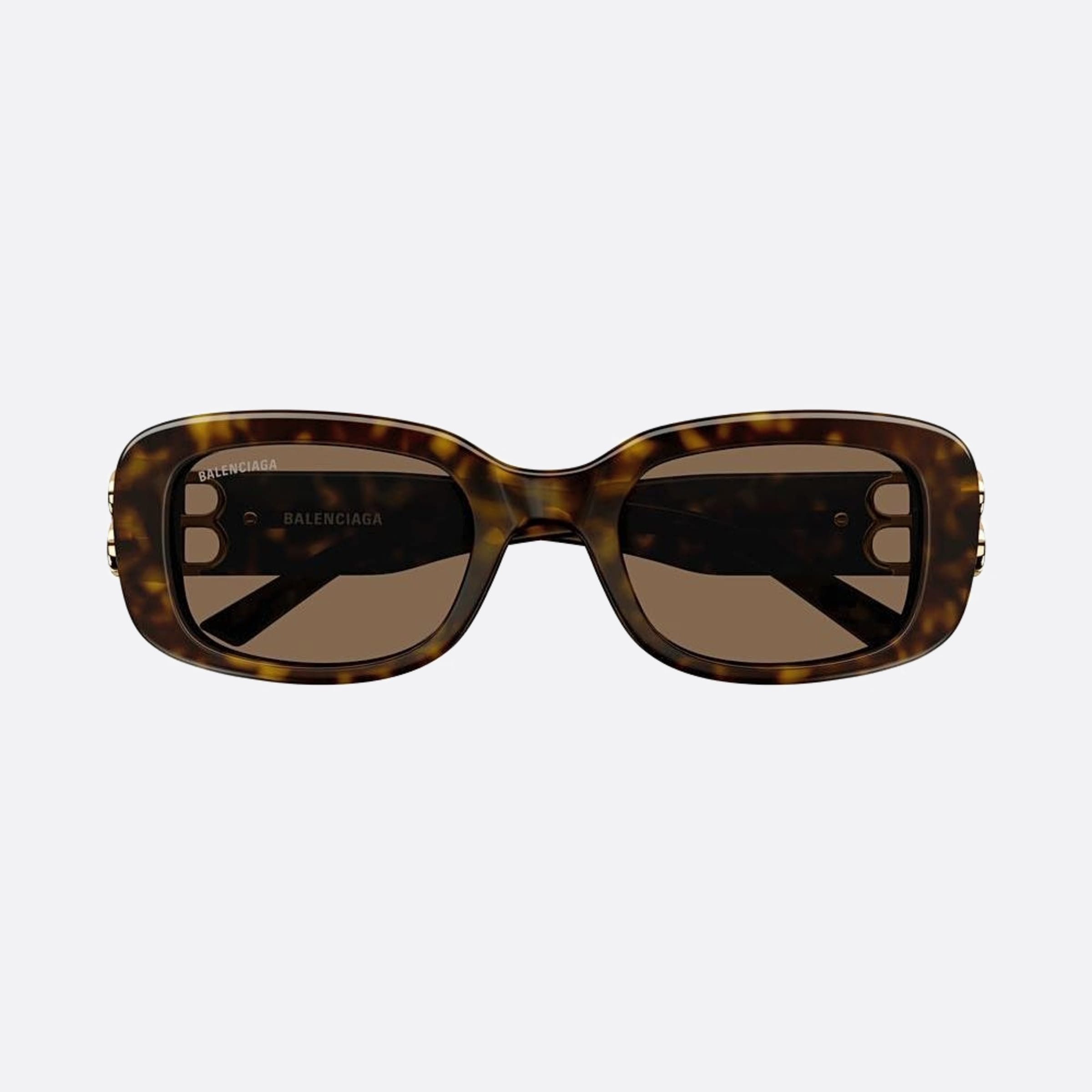 Balenciaga 53mm Bb0310sk Havana Squared Woman Sunglasses - Main View
