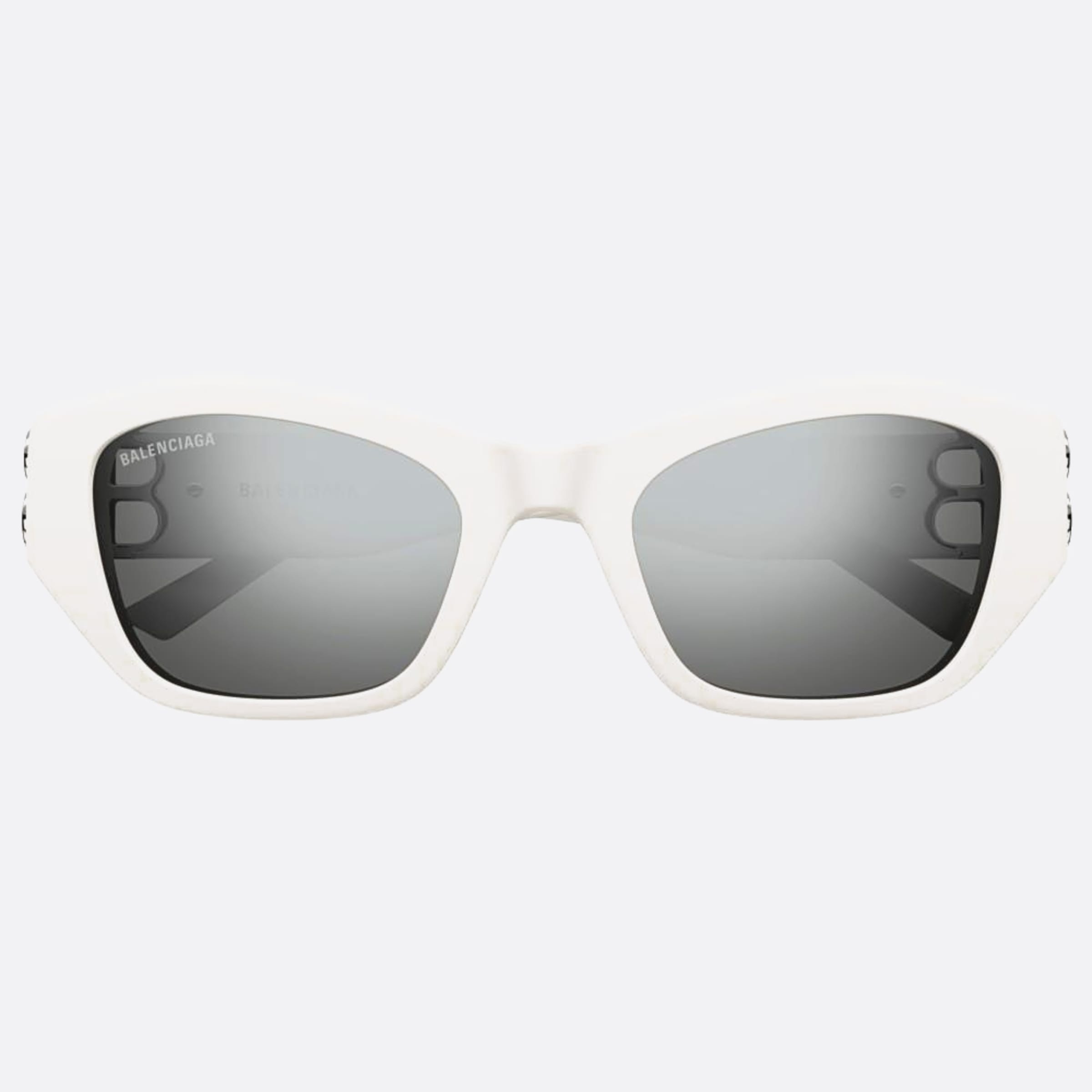 Balenciaga 53mm Bb0311sk White Squared Woman Sunglasses - Main View