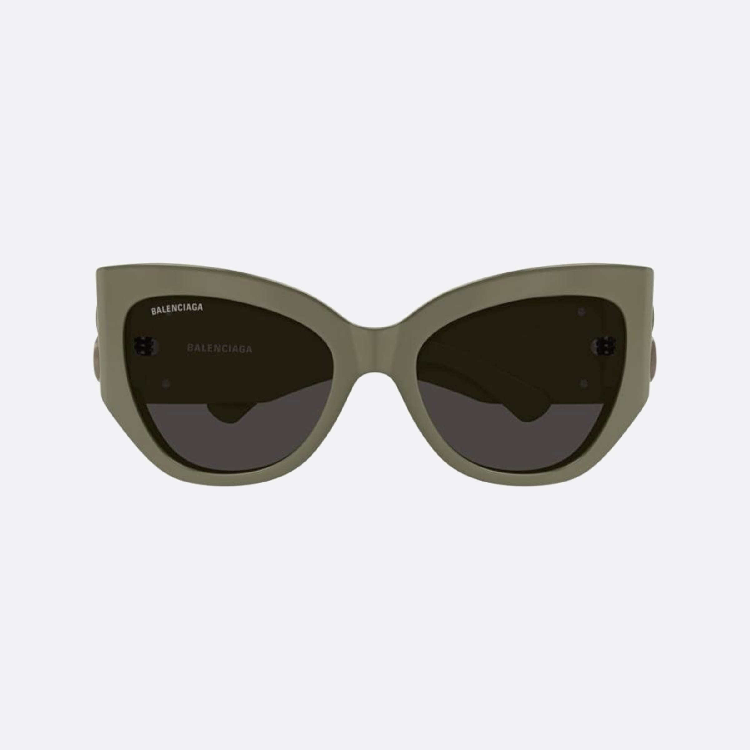Balenciaga 55mm Green Cat Eye Woman Sunglasses - Main View