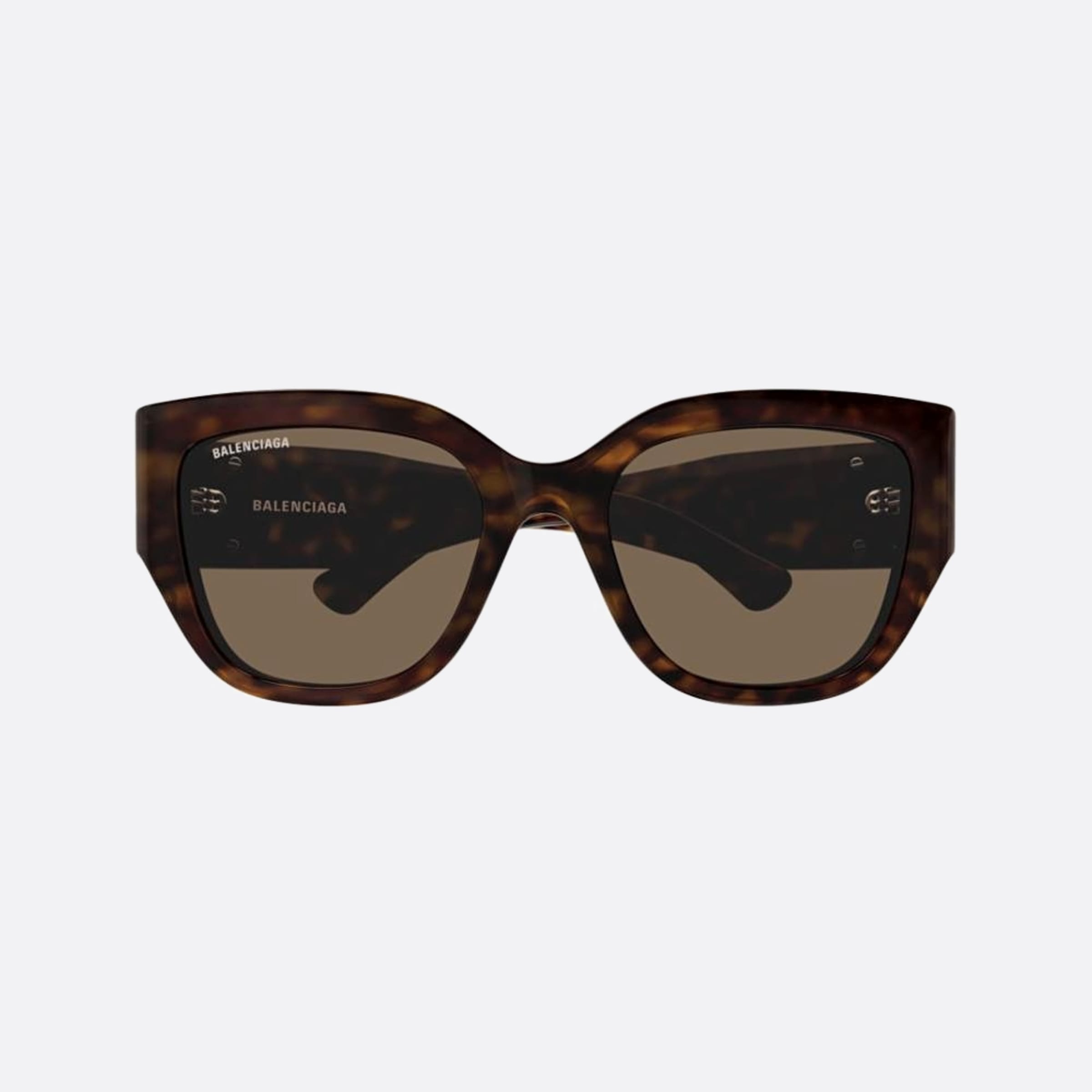 Balenciaga 55mm Bb0323sk Havana Squared Woman Sunglasses - Main View