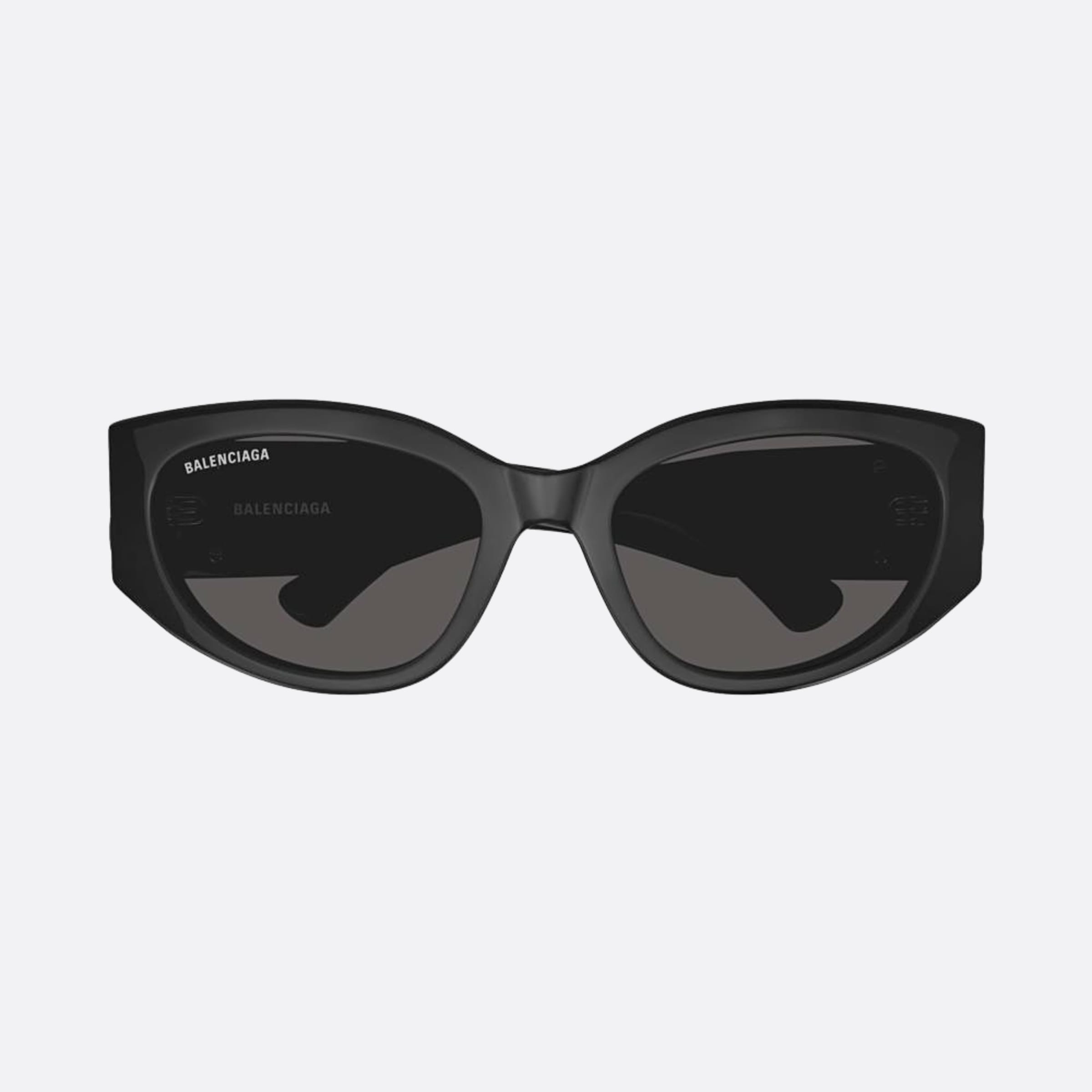 Balenciaga 55mm Bb0324sk Black Oval Woman Sunglasses - Main View