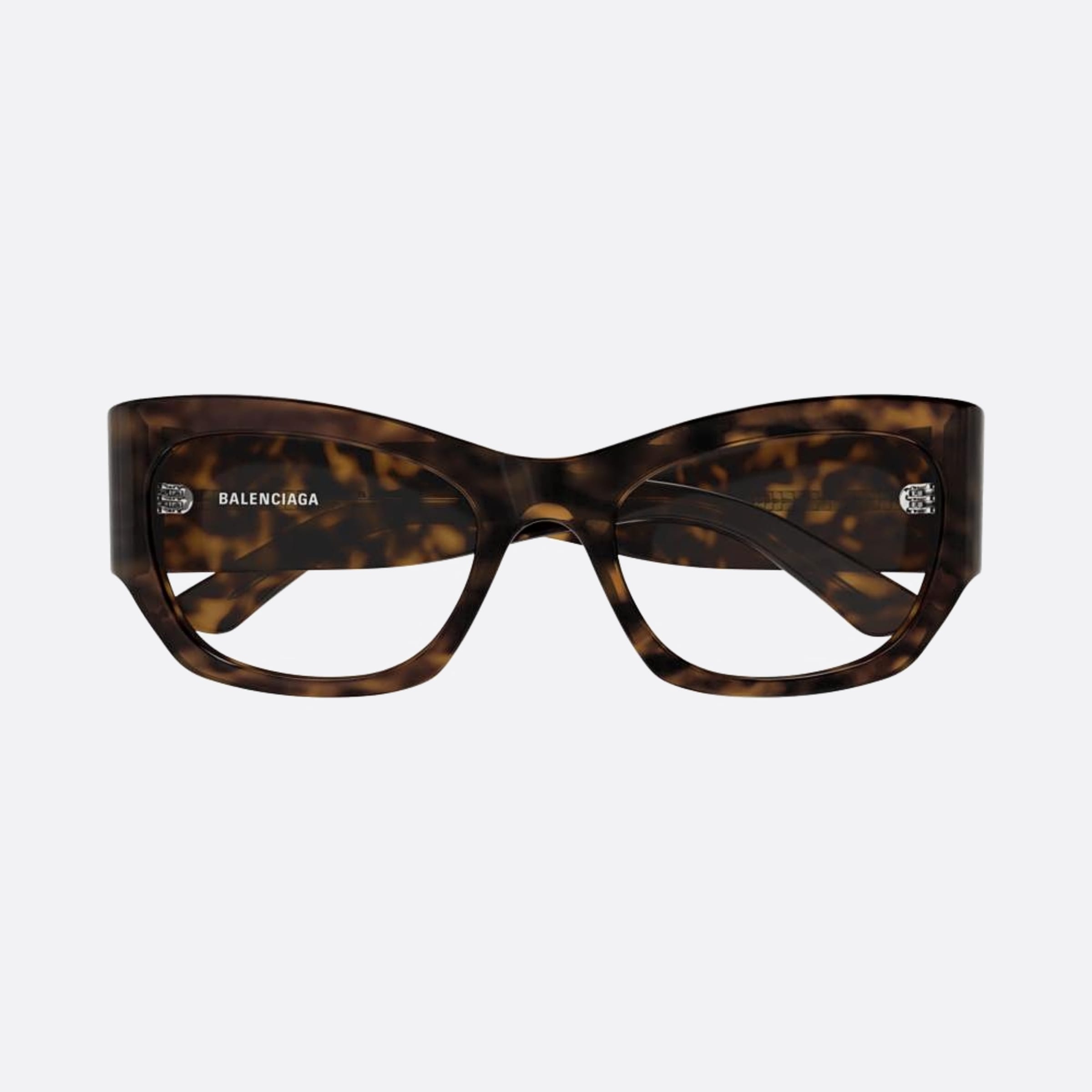 Balenciaga 52mm Havana Squared Woman Eyeglasses - Main View