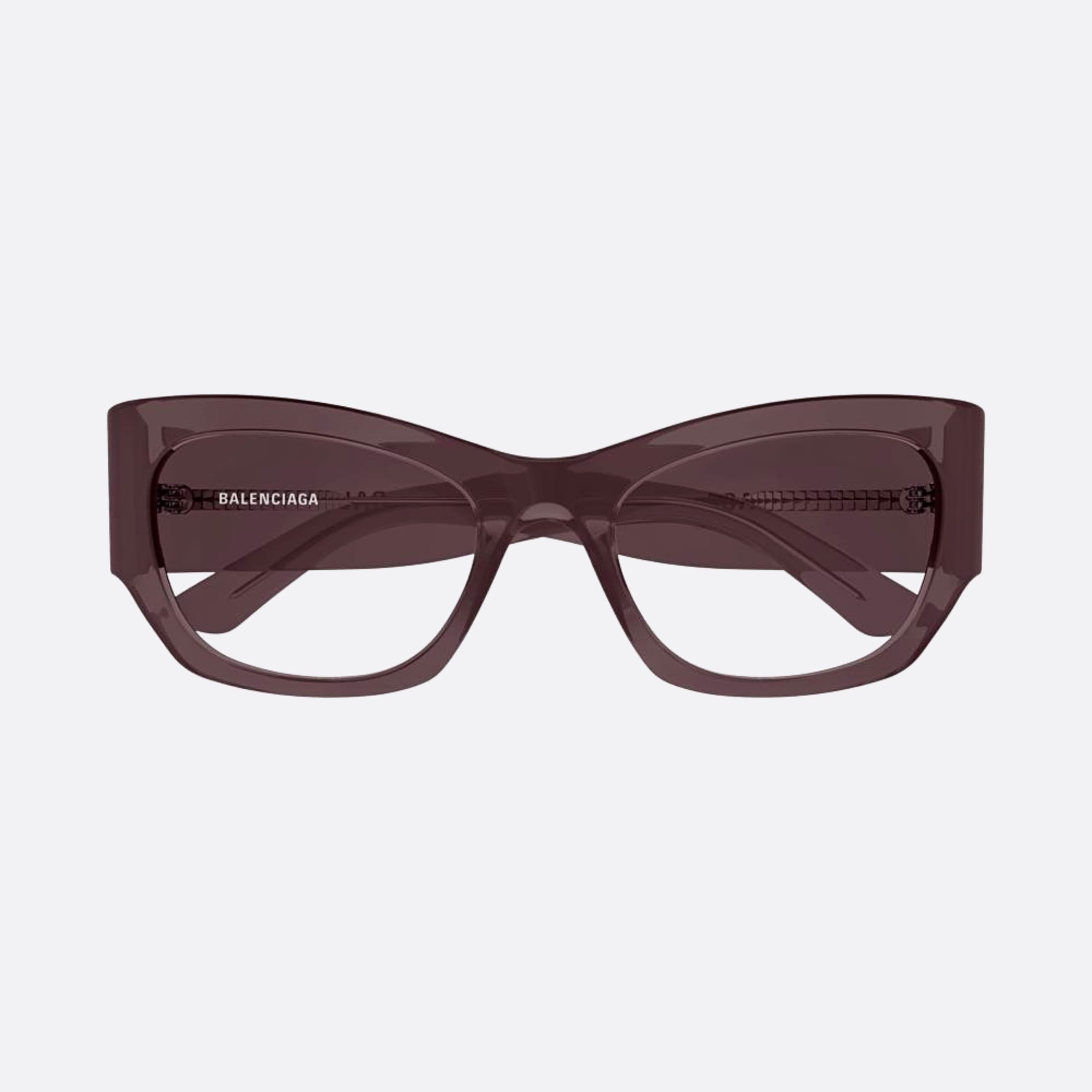 Balenciaga 52mm Violet Squared Woman Eyeglasses - Main View
