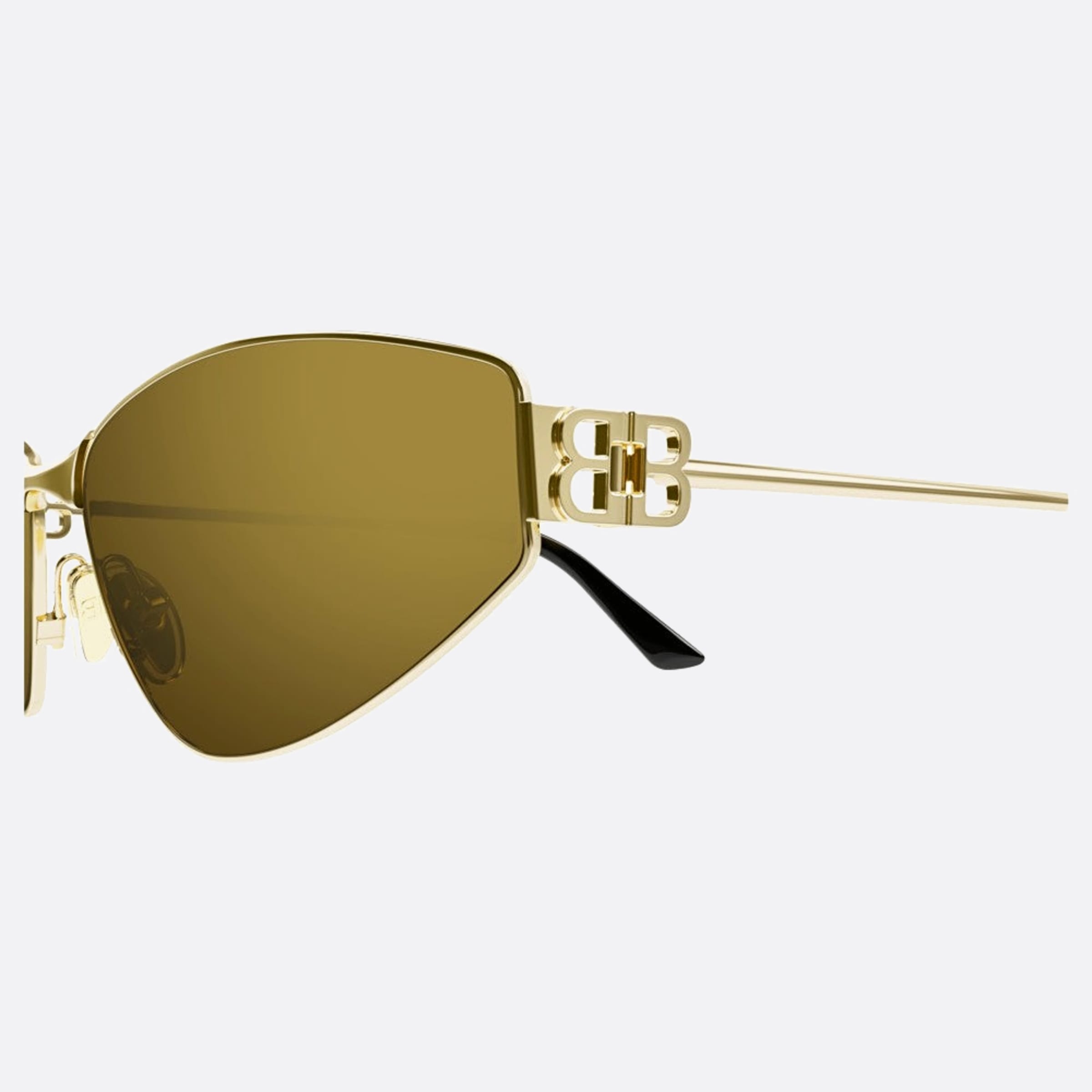 Balenciaga 65mm Gold Cat Eye Woman Sunglasses - Detail View