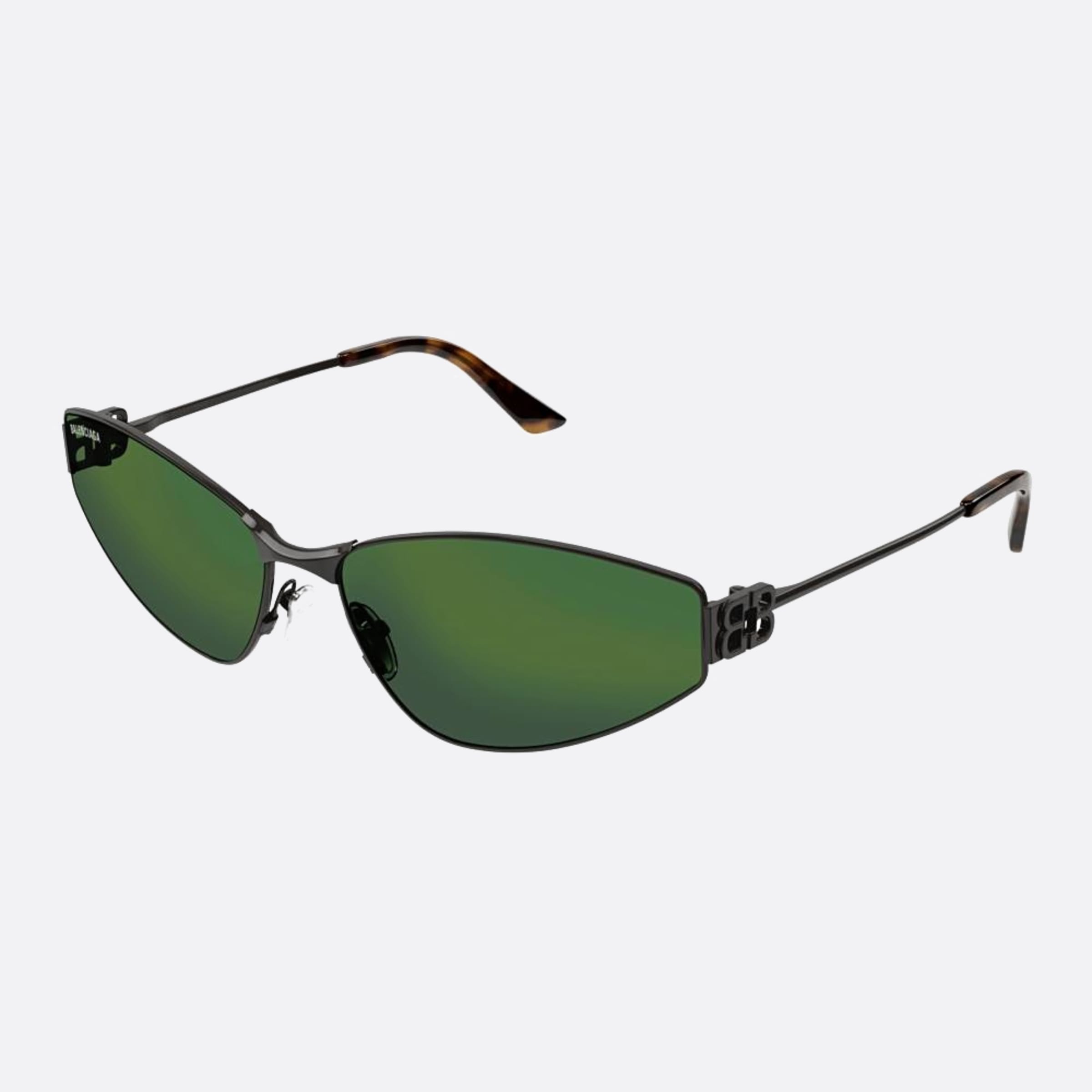 Balenciaga 65mm Grey Cat Eye Woman Sunglasses - Side View