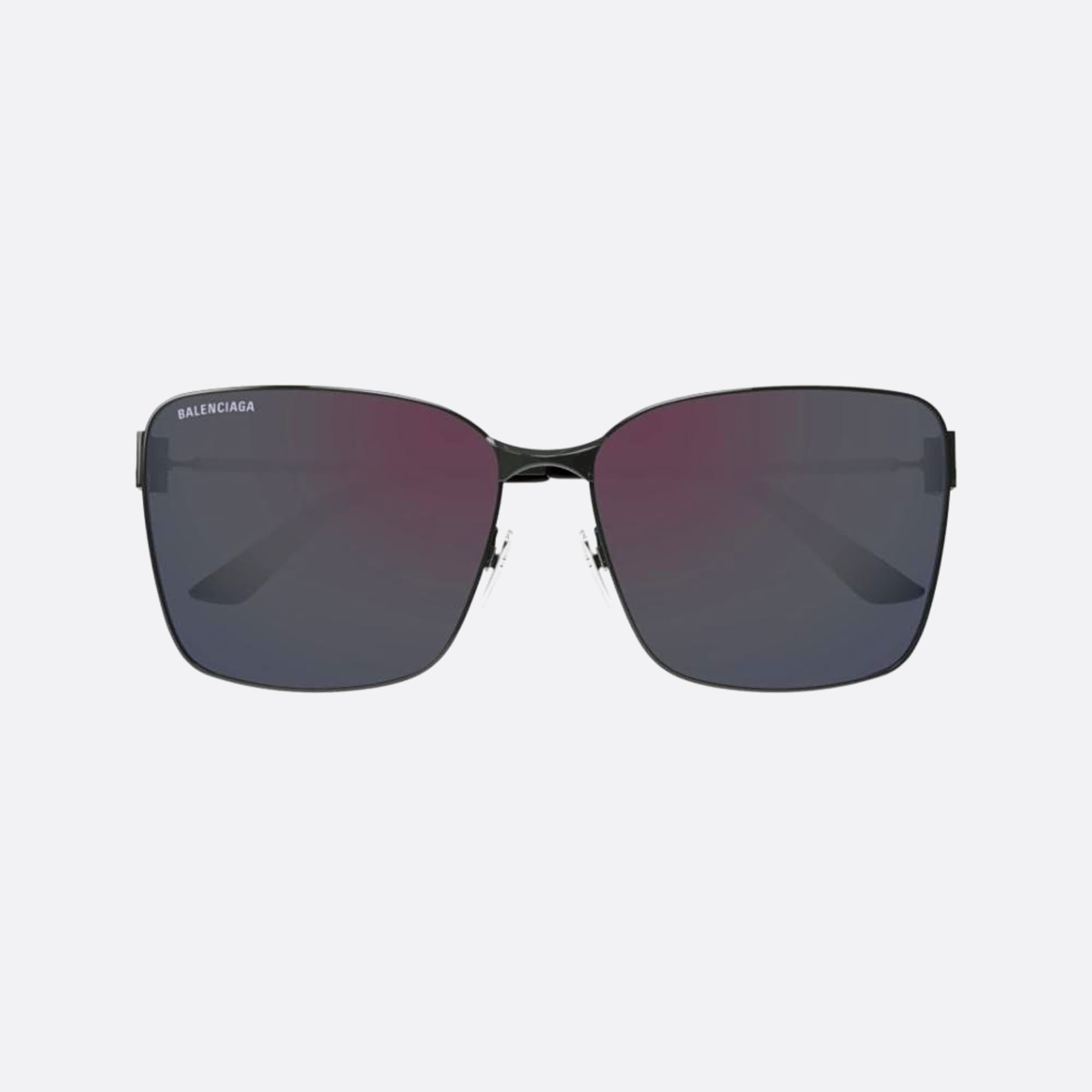 Balenciaga 62mm Bb0338sk Bkv Ruthenium Butterfly Woman Sunglasses - Main View