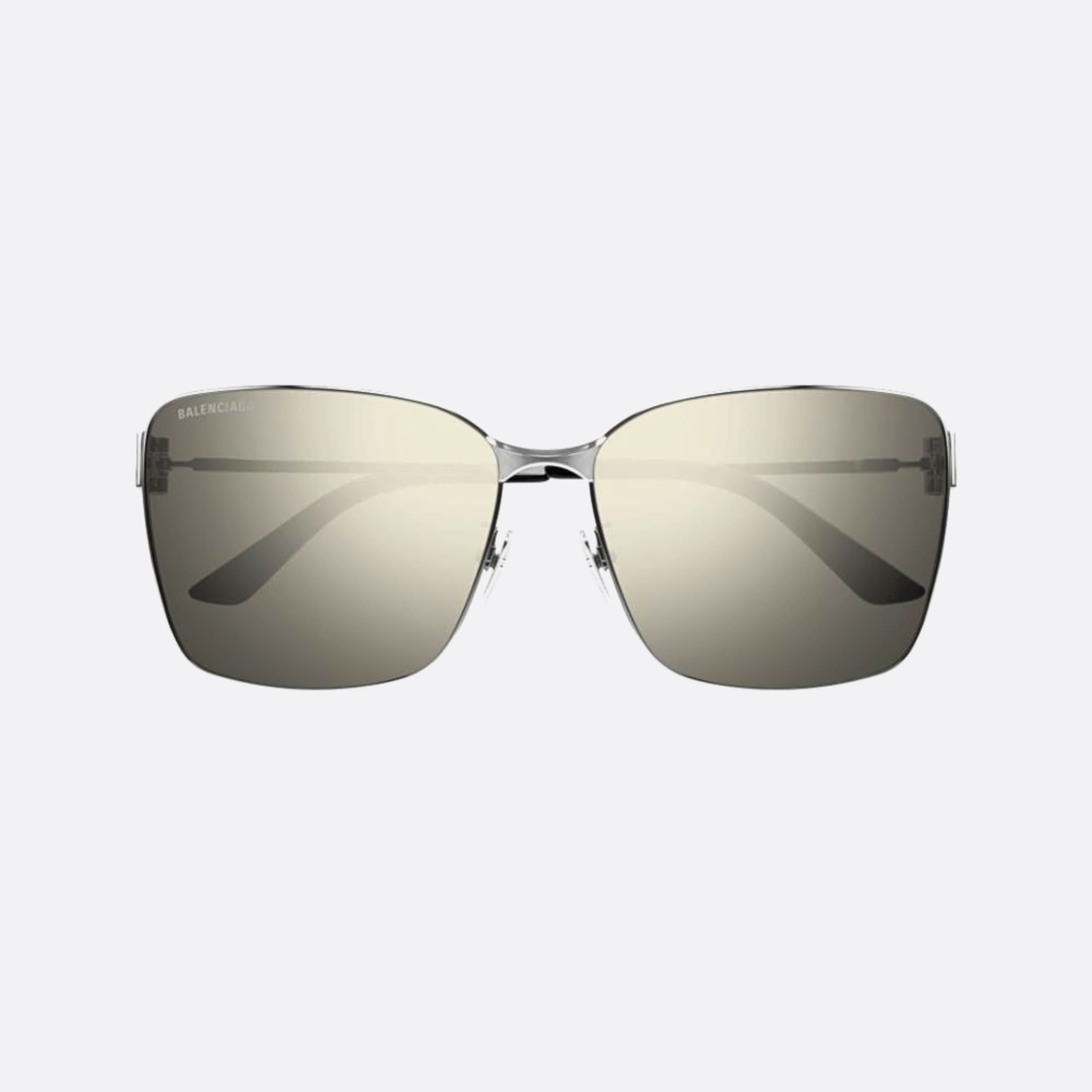 Balenciaga 62mm Bb0338sk Sis Silver Butterfly Woman Sunglasses - Main View