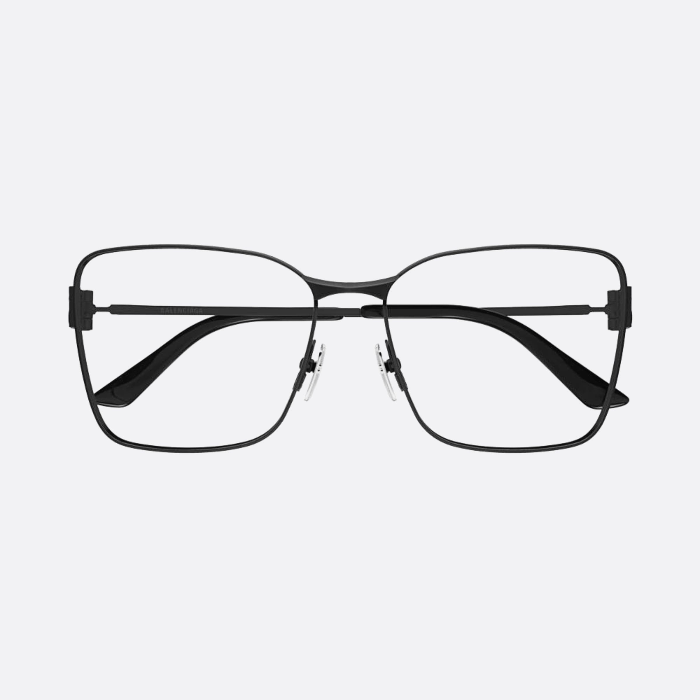 Balenciaga 59mm Black Butterfly Woman Eyeglasses - Main View