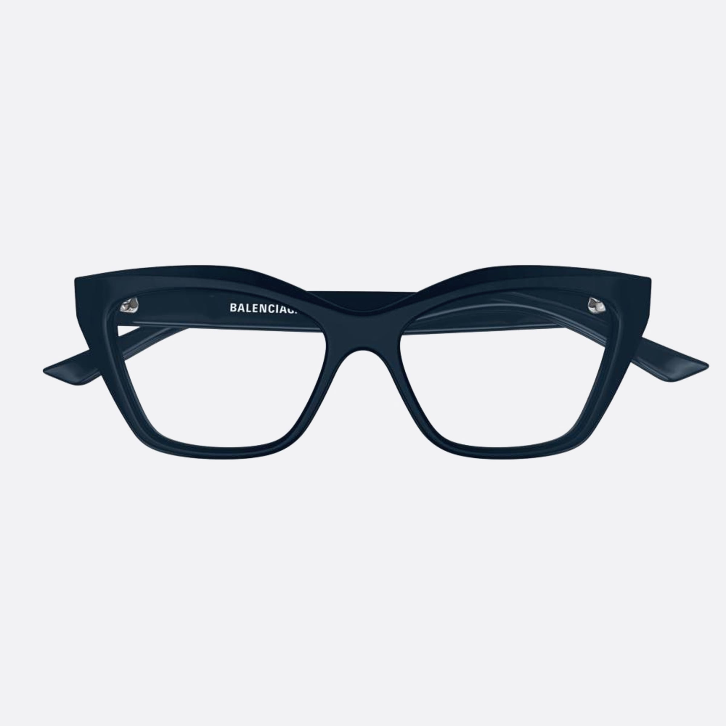 Balenciaga 55mm Blue Butterfly Woman Eyeglasses - Main View