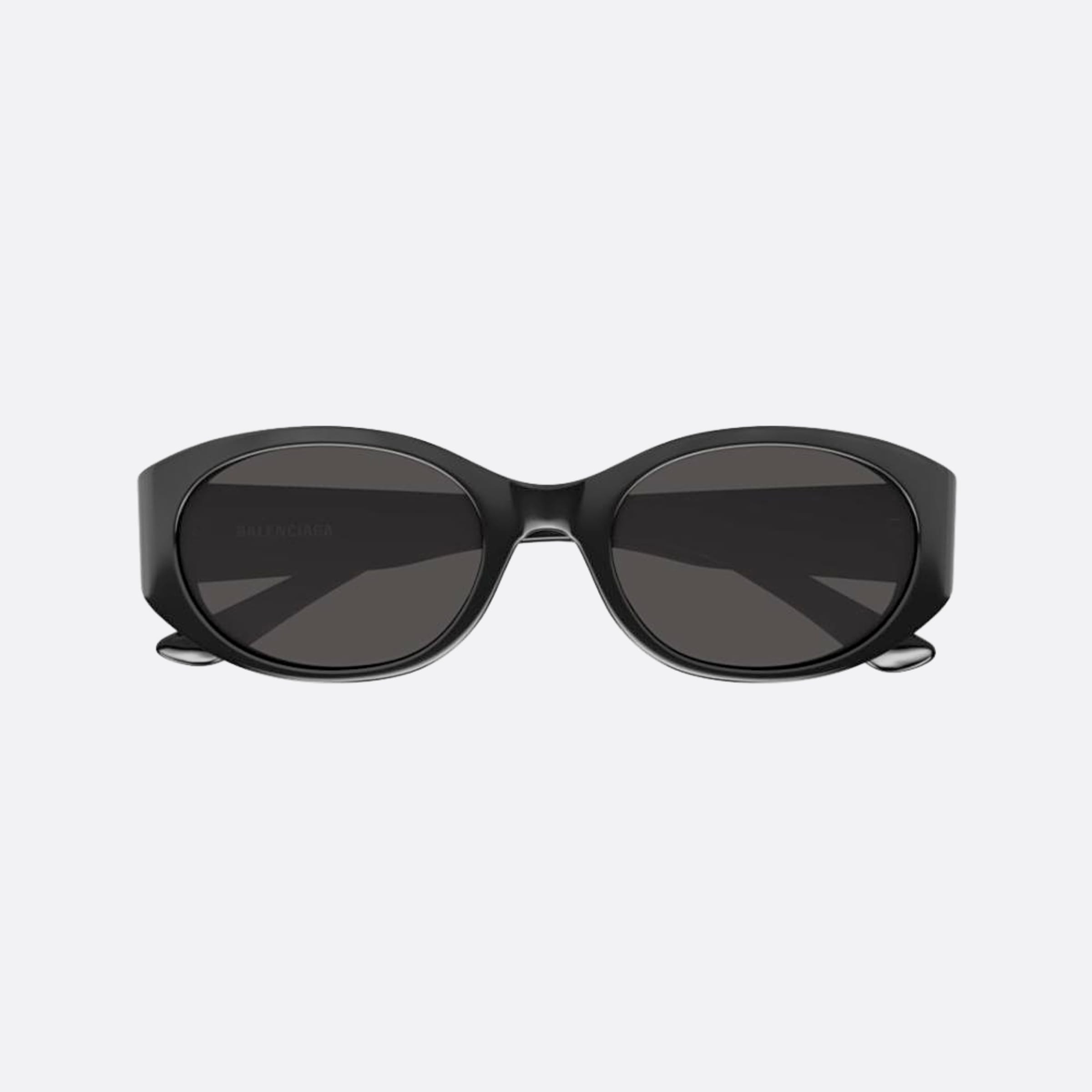 Balenciaga 55mm Black Oval Woman Sunglasses - Main View