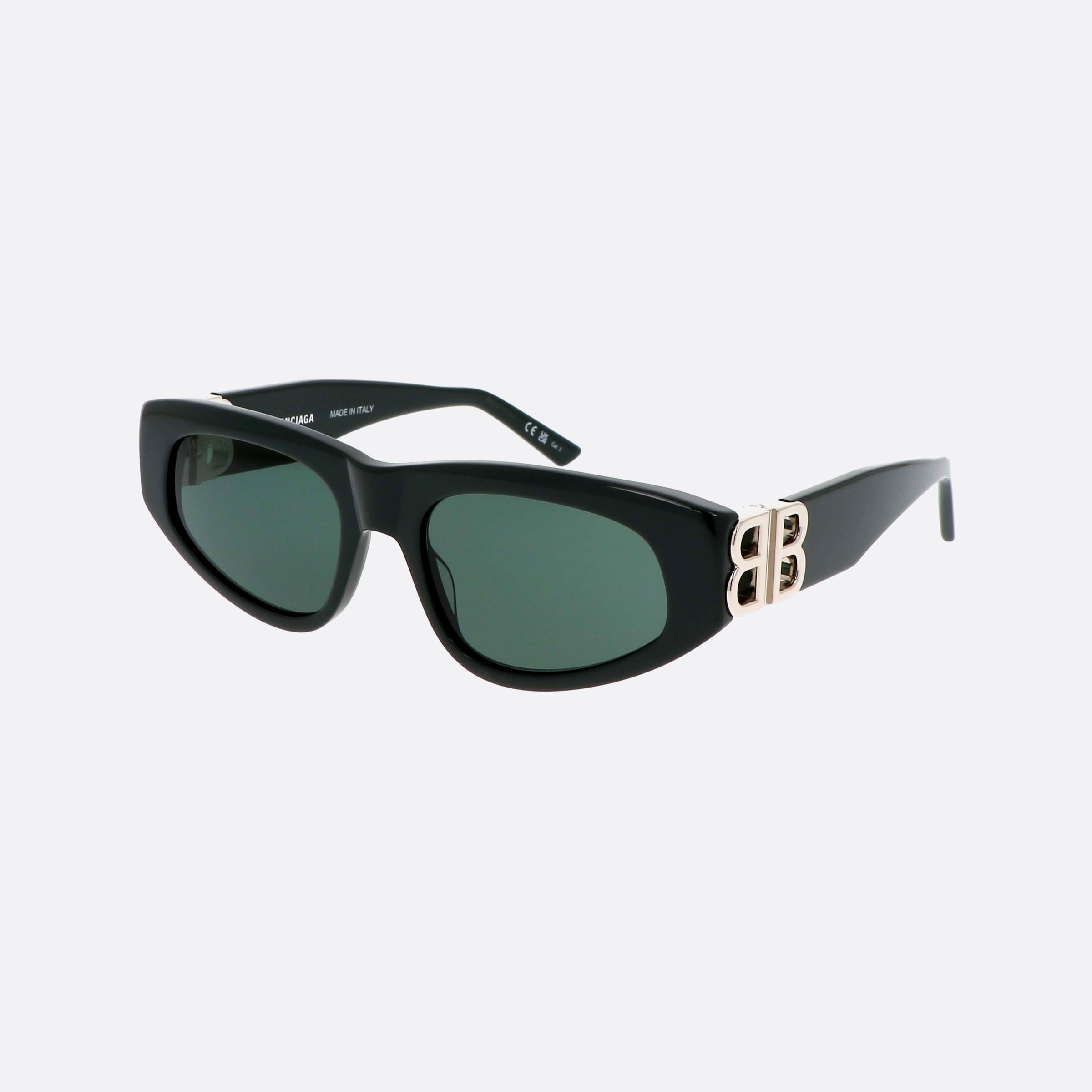 Balenciaga 53mm Dynasty Green Oval Woman Sunglasses - Main View
