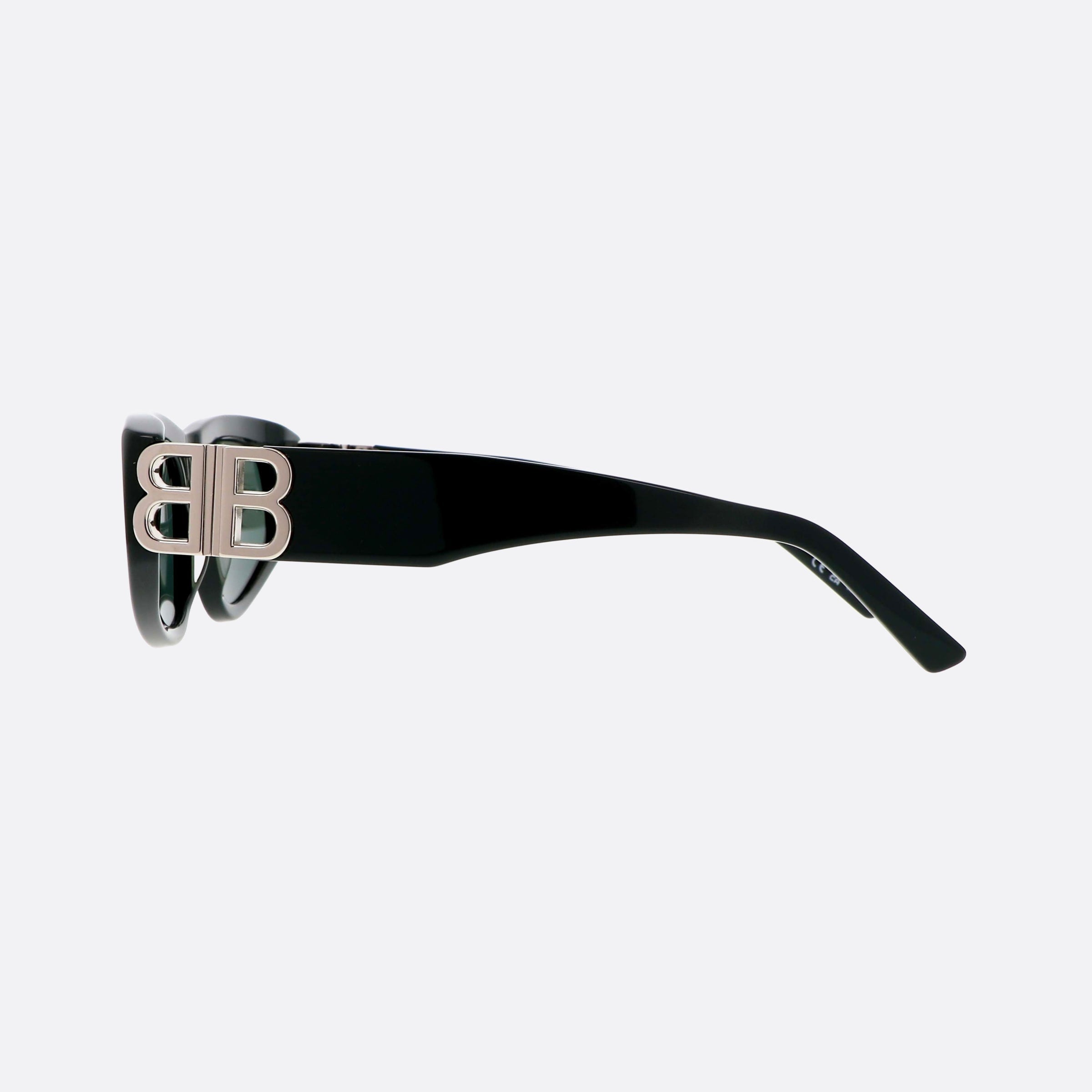 Balenciaga 53mm Dynasty Green Oval Woman Sunglasses - Detail View