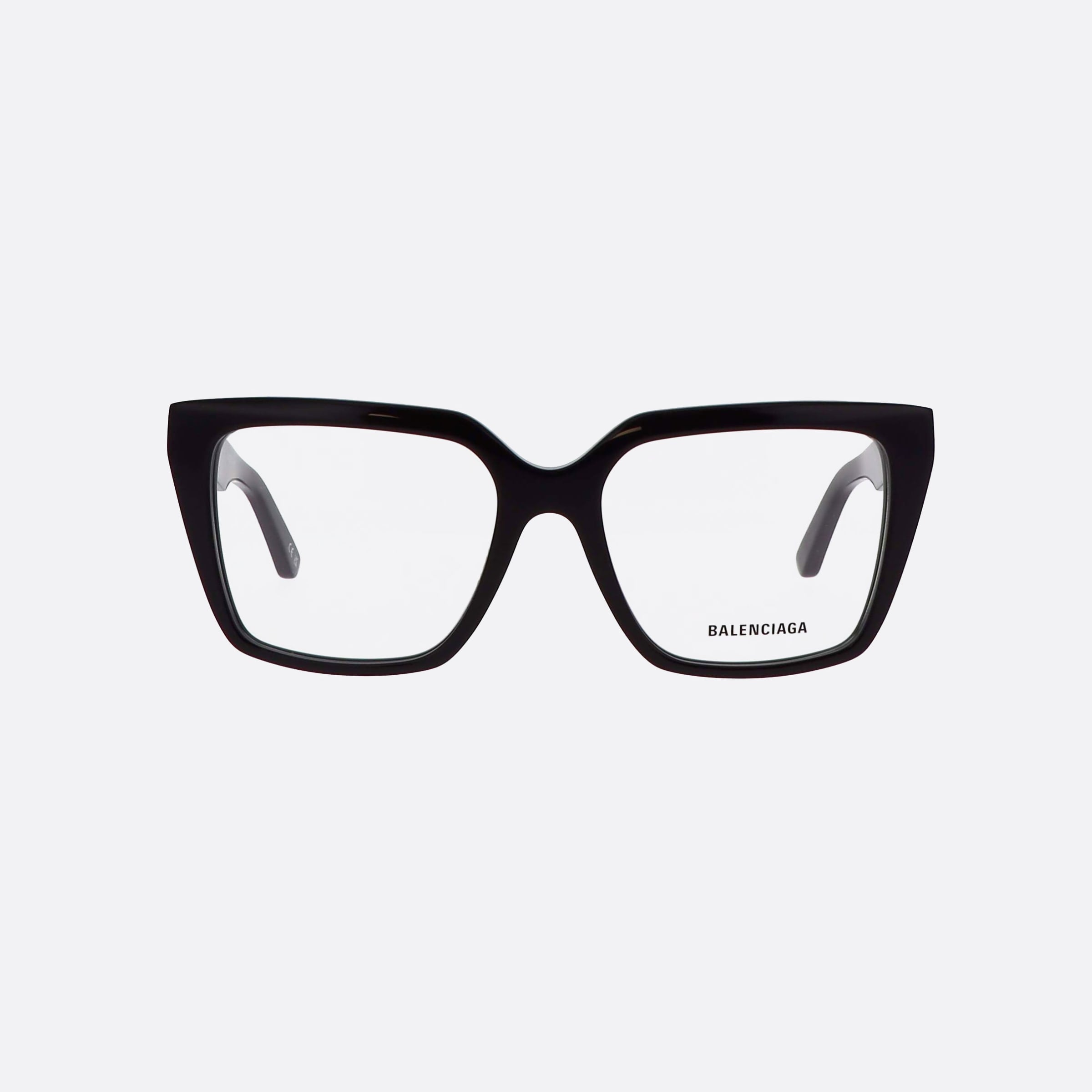 Balenciaga 53mm Everyday Purple Square Woman Eyeglasses - Side View