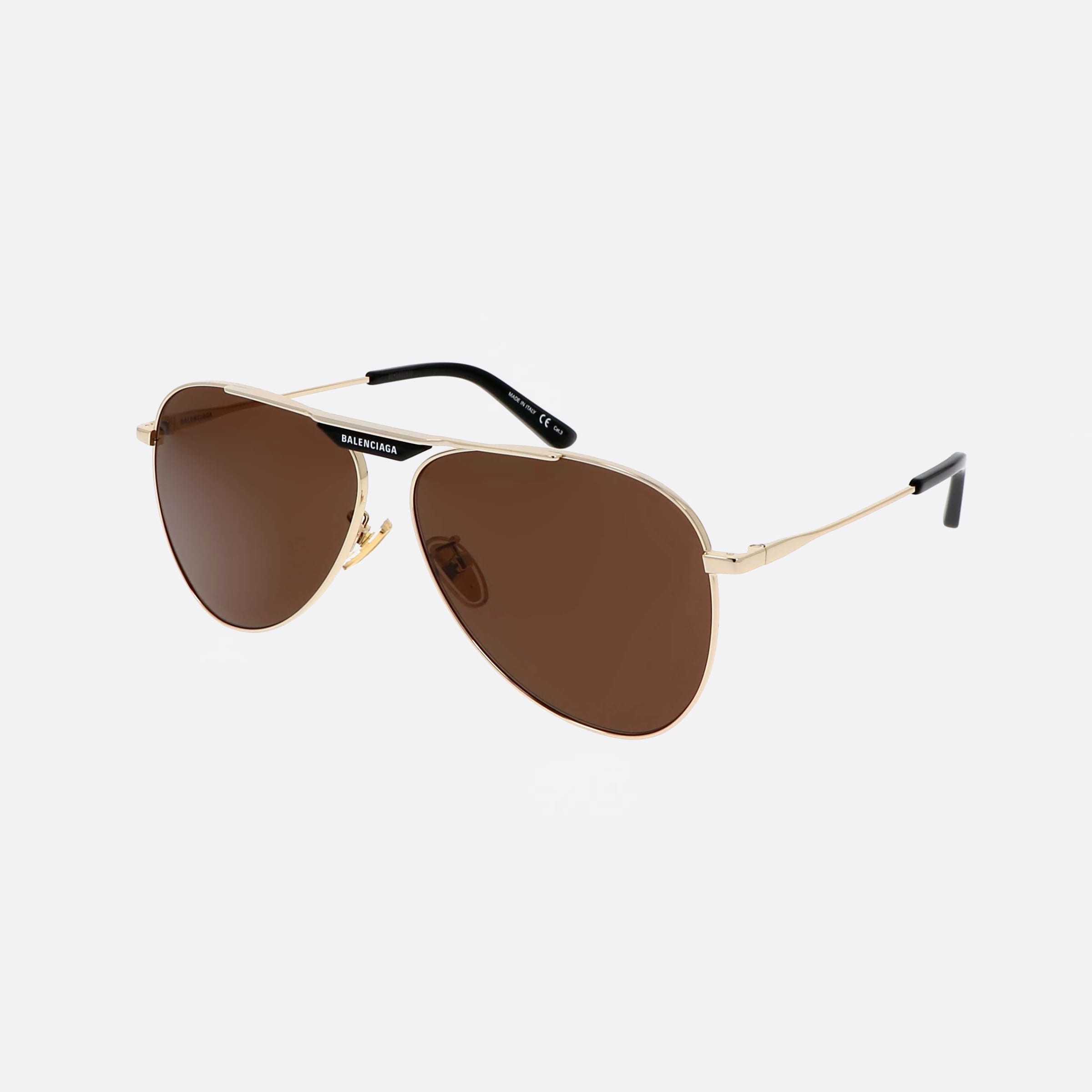 Balenciaga 62mm Everyday Gold Pilot Unisex Sunglasses - Main View