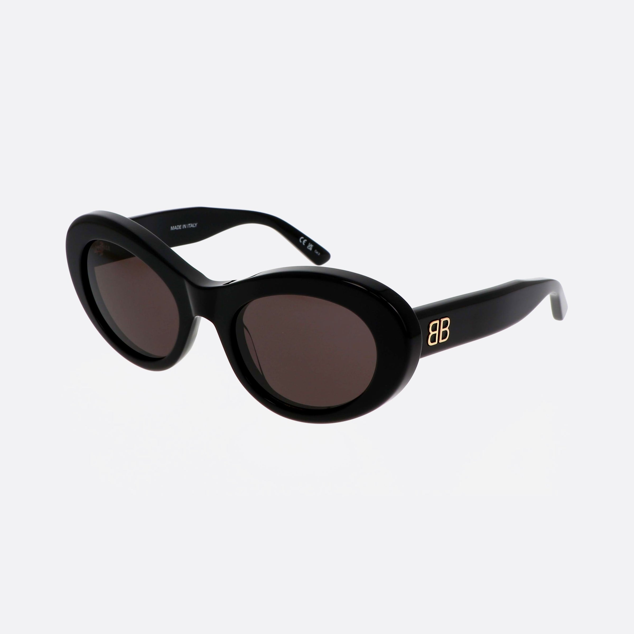 Balenciaga 55mm Everyday Black Oval Woman Sunglasses - Main View