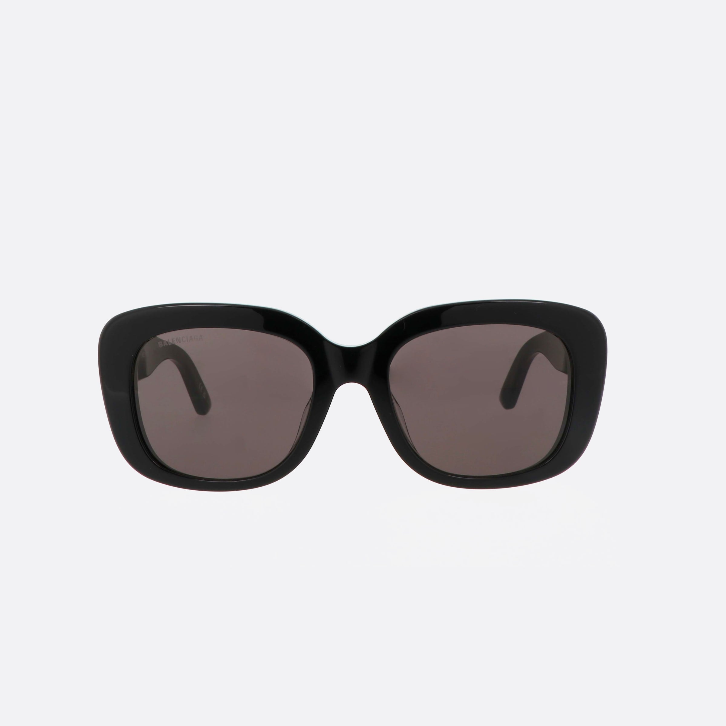 Balenciaga 54mm Everyday Bb0295sk Black Geometric Woman Sunglasses - Side View