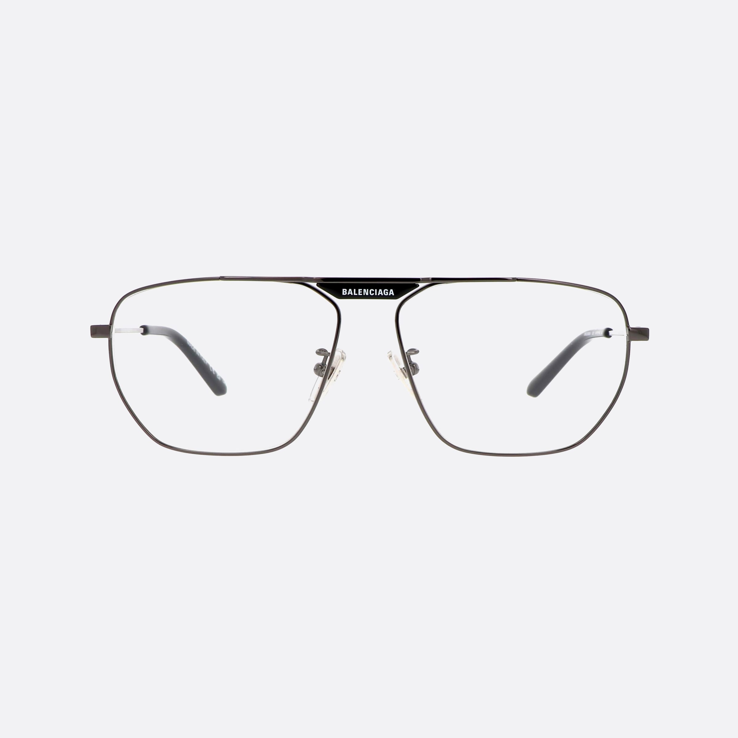 Balenciaga 61mm Everyday Bb0298sa Grey Squared Man Sunglasses - Side View