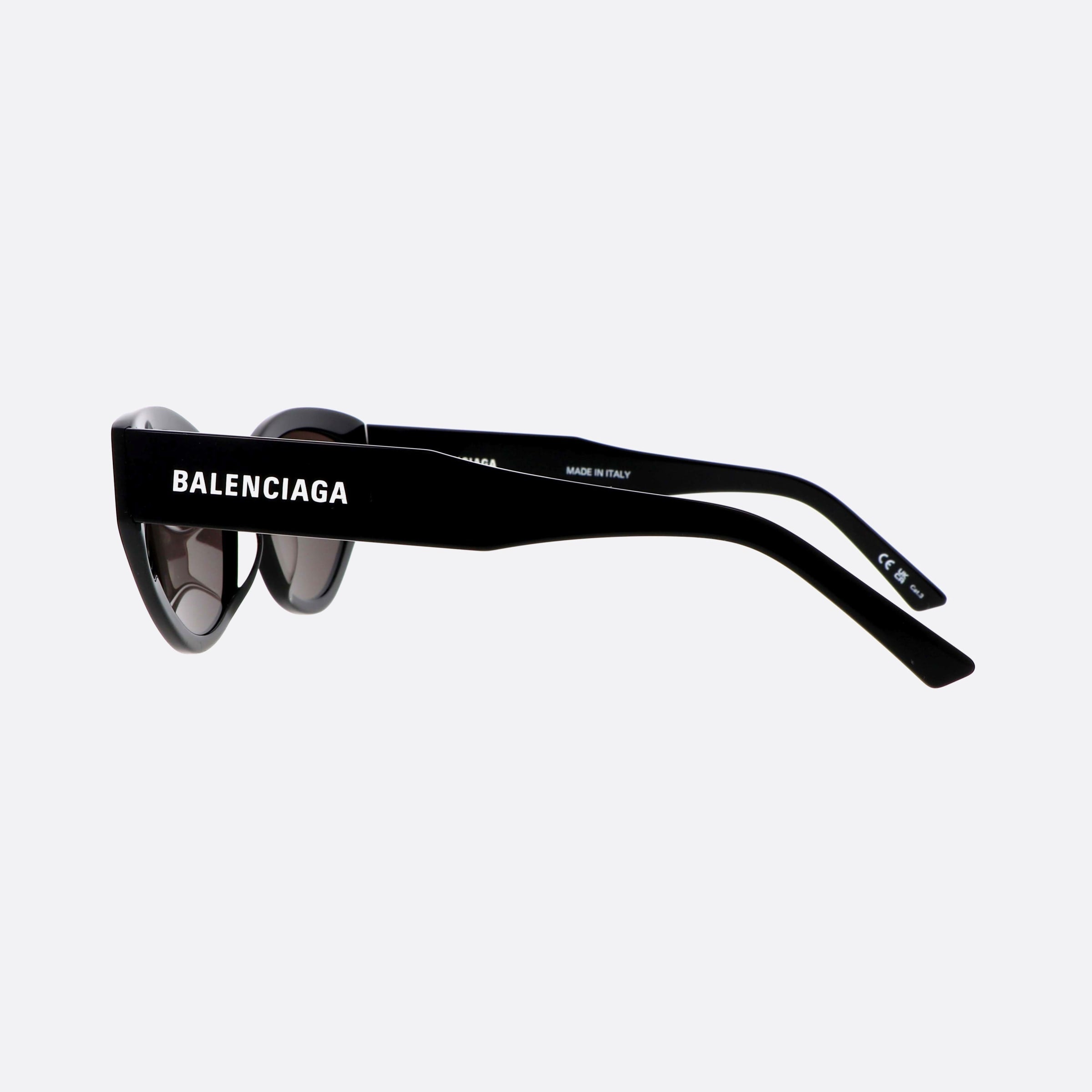 Balenciaga 57mm Everyday Black Cat Eye Woman Sunglasses - Detail View