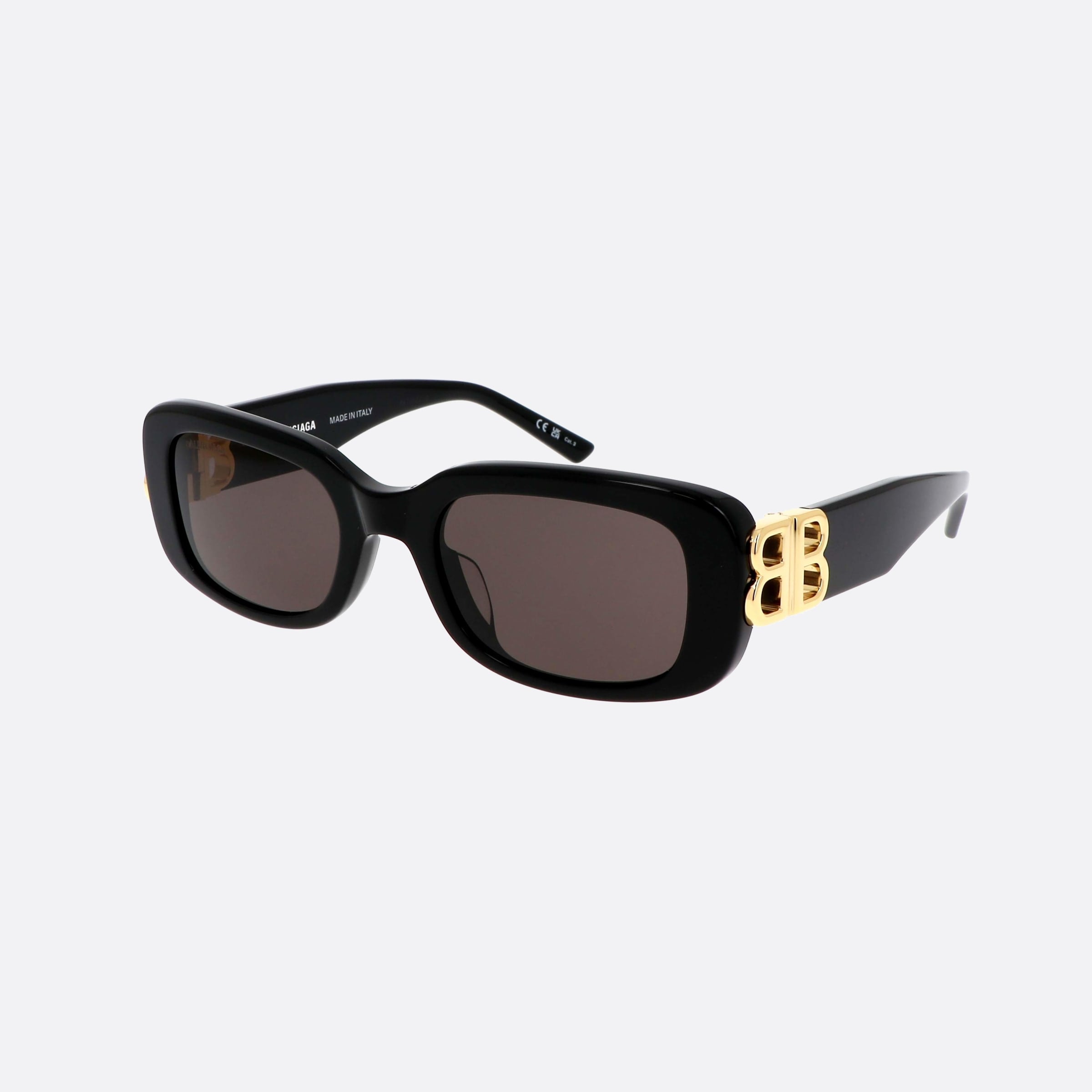 Balenciaga 53mm Everyday Bb0310sk Black Squared Woman Sunglasses - Main View