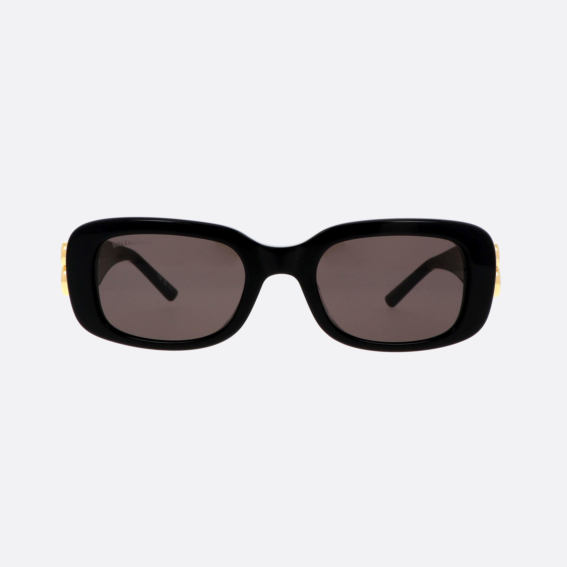 Balenciaga 53mm Everyday Bb0310sk Black Squared Woman Sunglasses - Side View