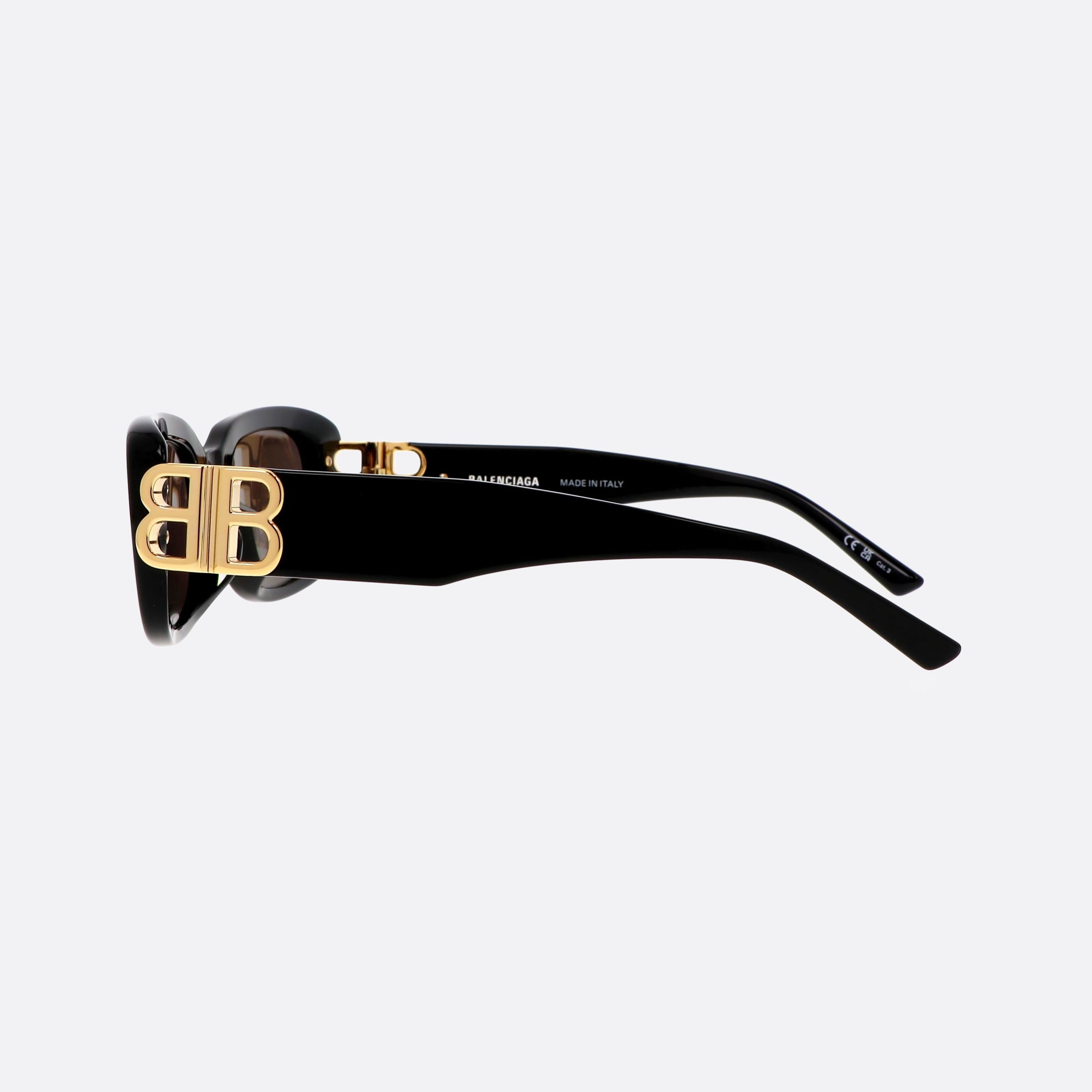 Balenciaga 53mm Everyday Bb0310sk Black Squared Woman Sunglasses - Detail View