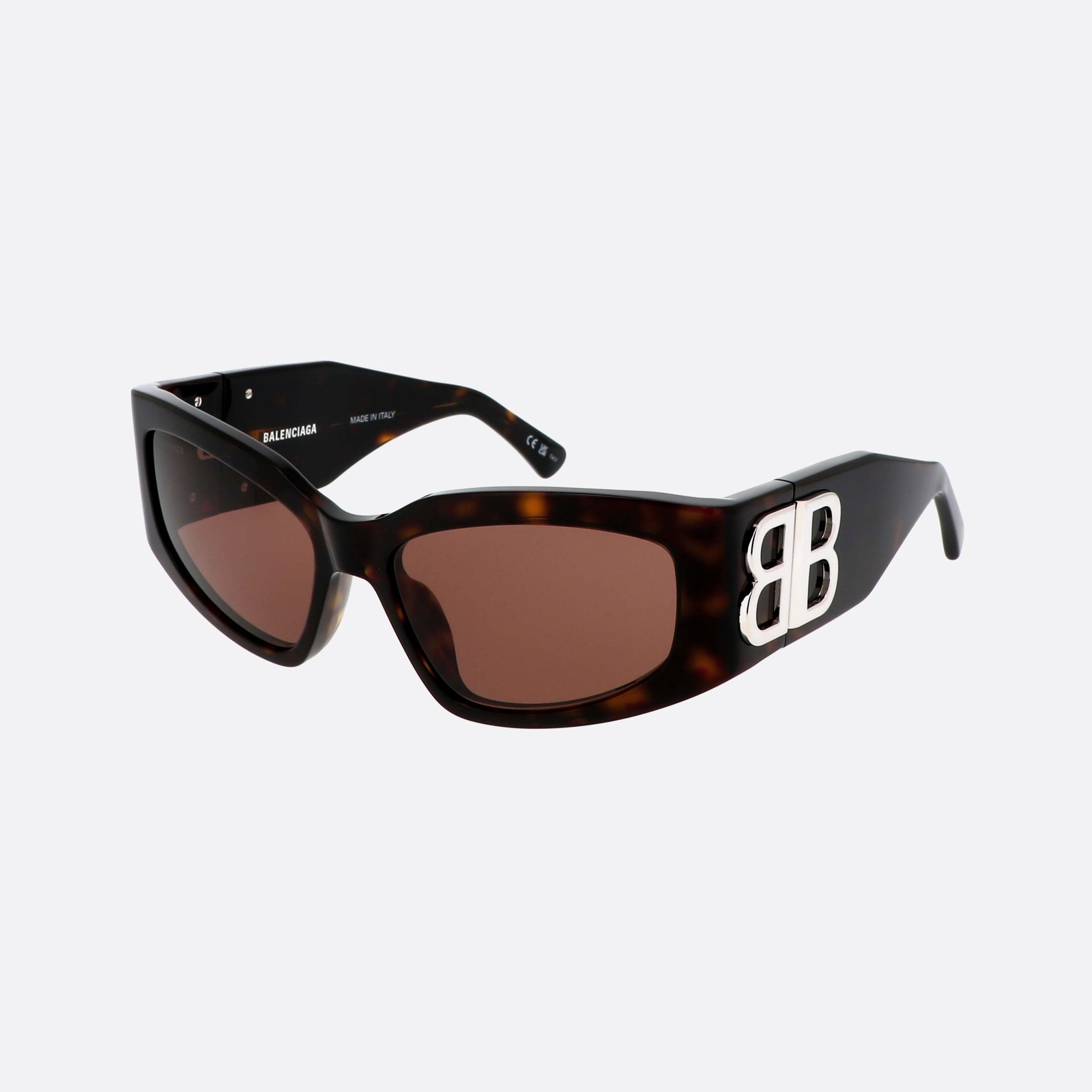 Balenciaga 57mm Everyday Tortoise Cat Eyes Woman Sunglasses - Main View