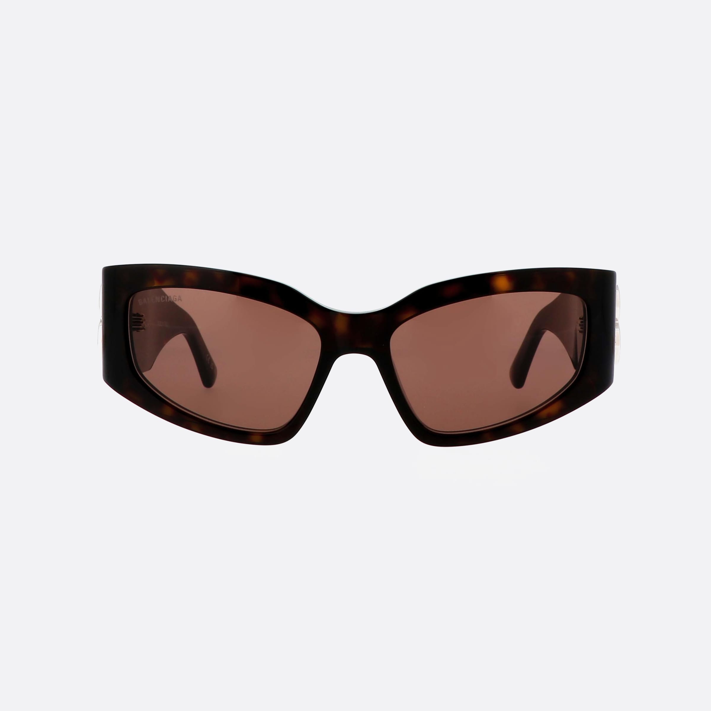 Balenciaga 57mm Everyday Tortoise Cat Eyes Woman Sunglasses - Side View