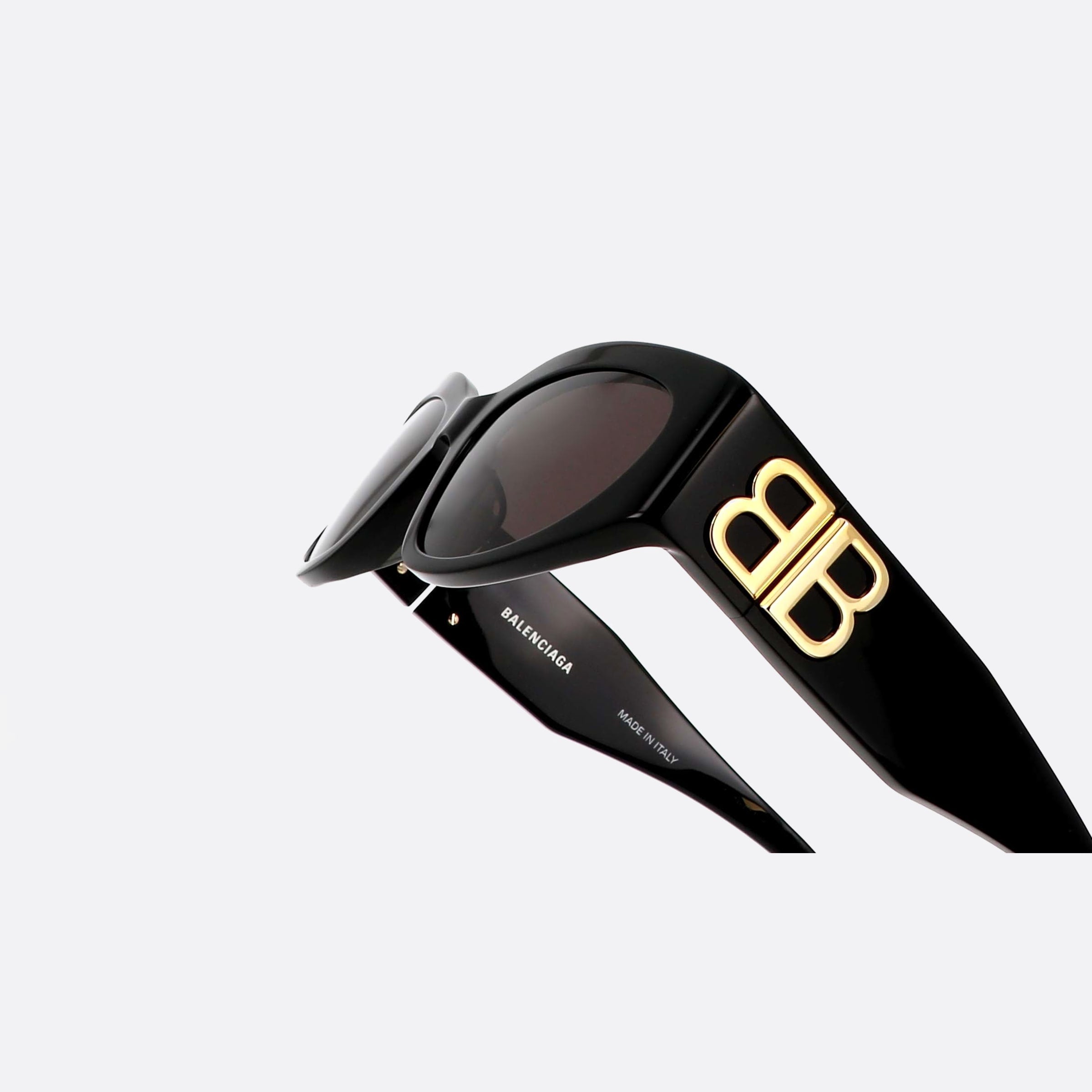 Balenciaga 55mm Everyday Bb0324sk Bkg Black Oval Woman Sunglasses - Lifestyle Shot