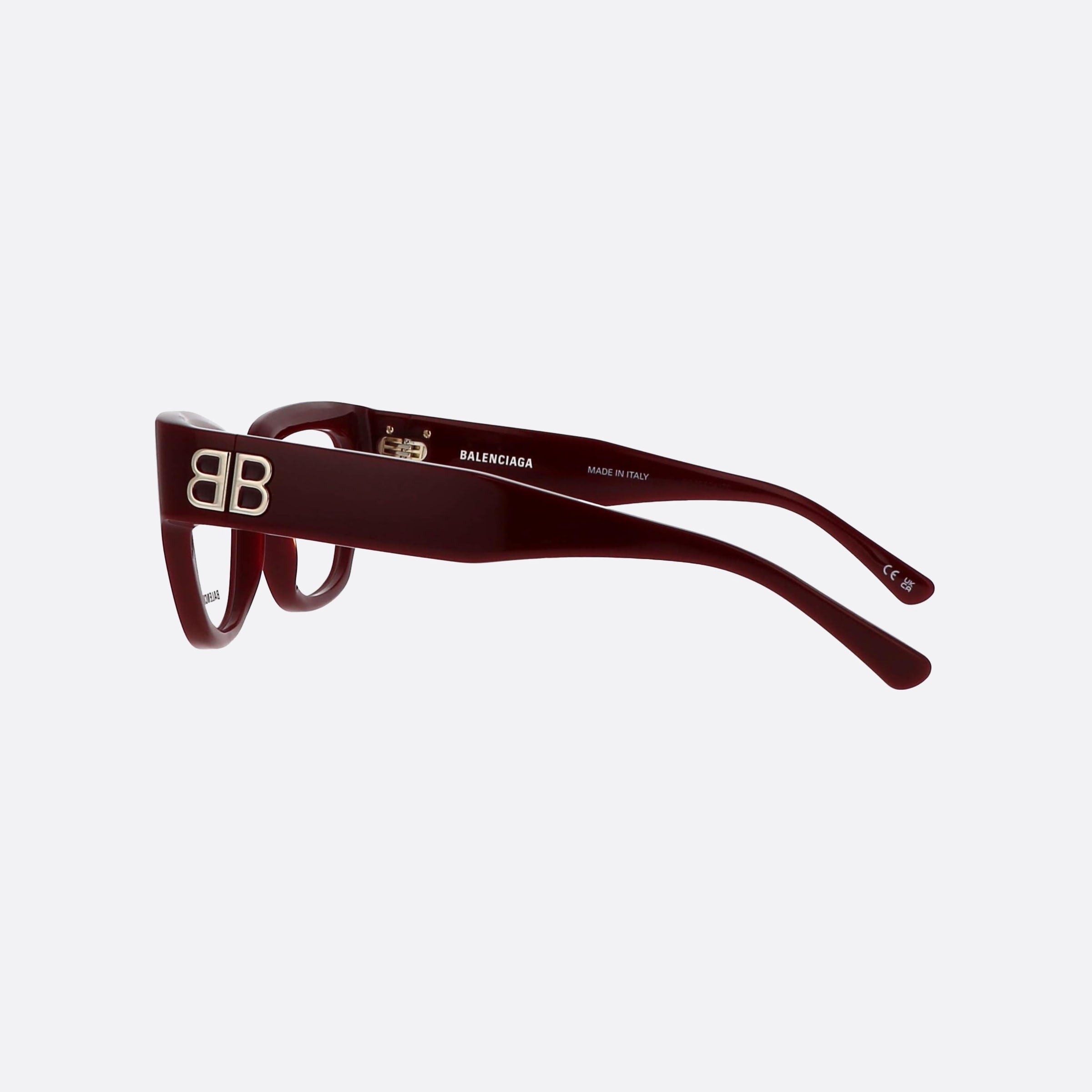 Balenciaga 53mm Everyday Red Butterfly Woman Eyeglasses - Detail View