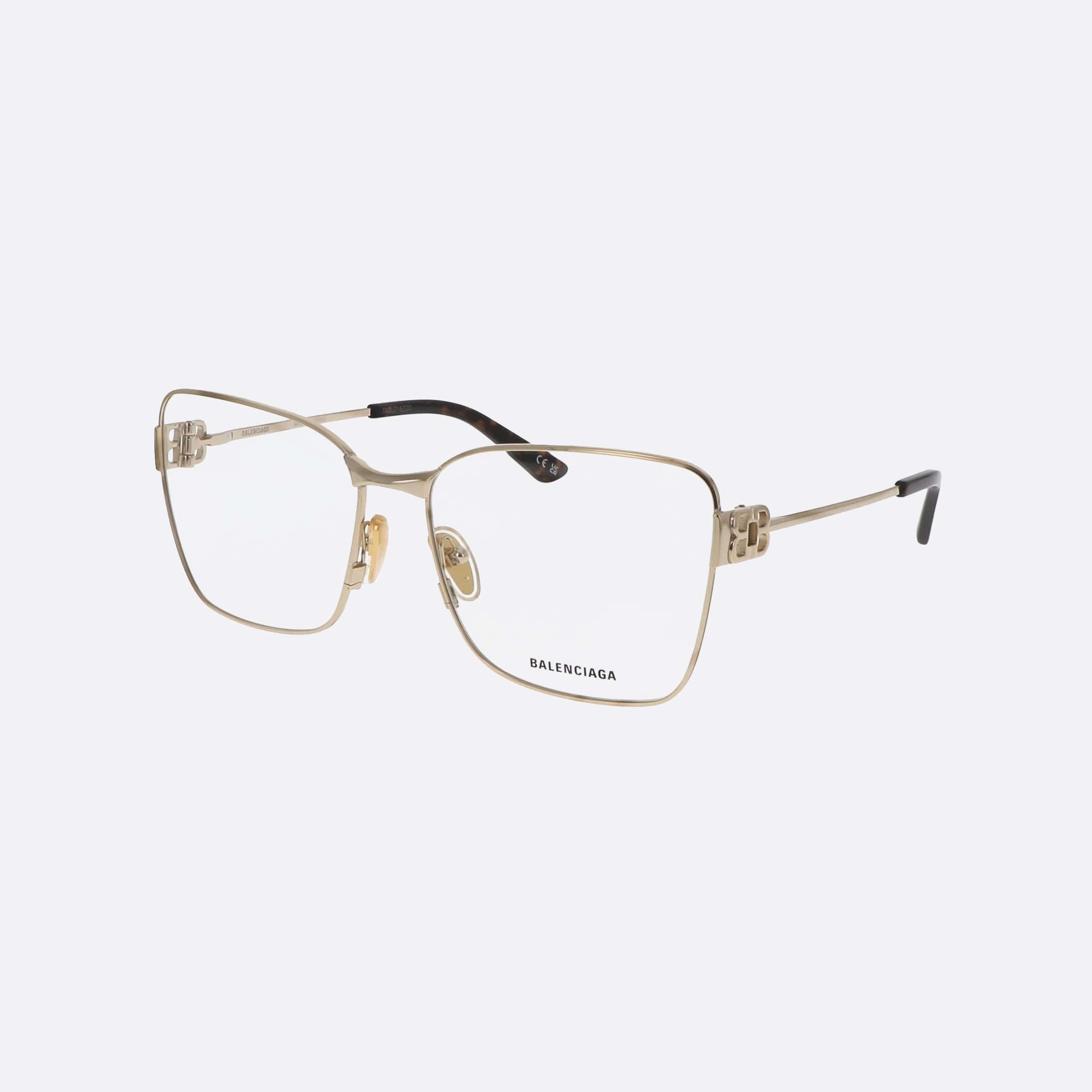 Balenciaga 59mm Everyday Gold Butterfly Woman Eyeglasses - Main View