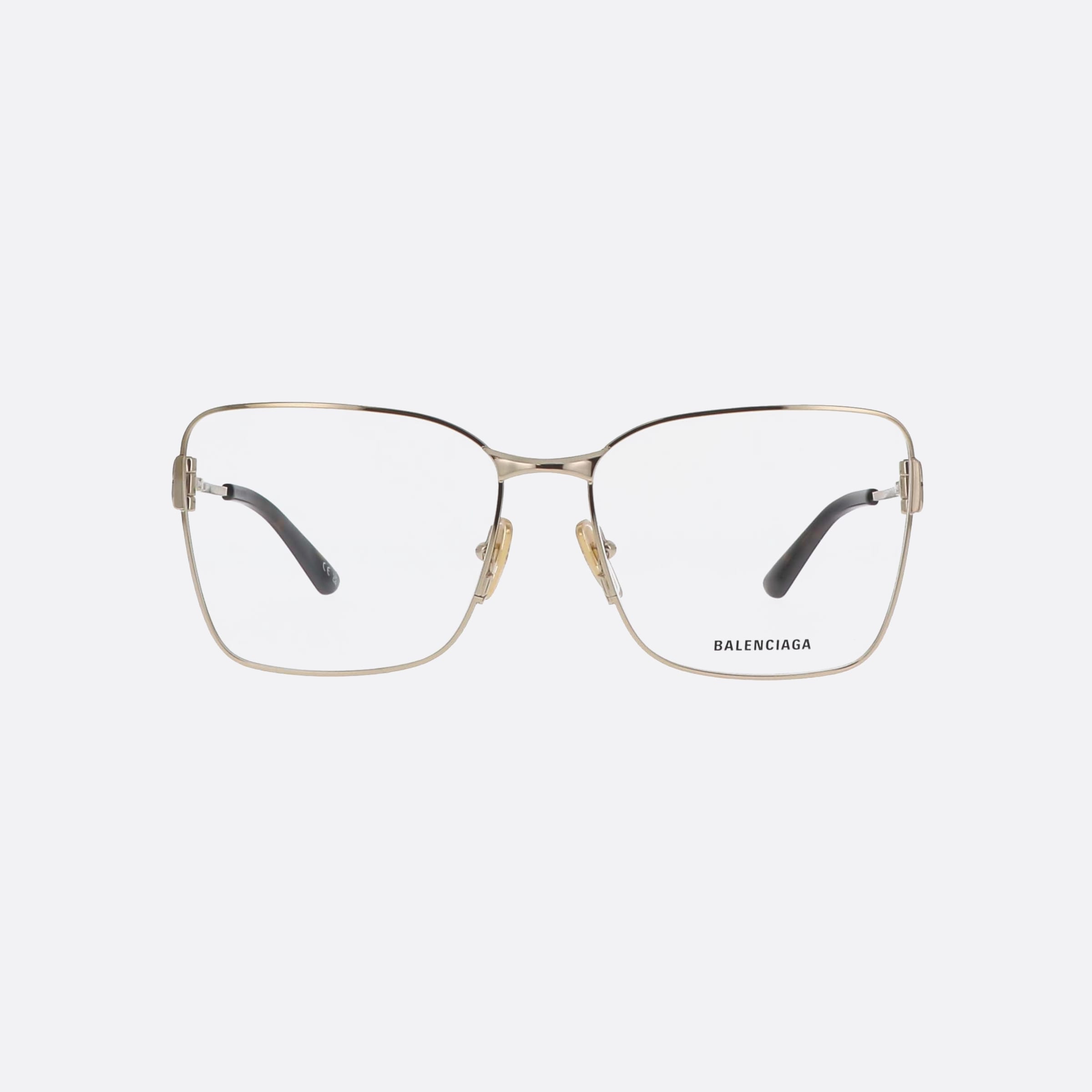 Balenciaga 59mm Everyday Gold Butterfly Woman Eyeglasses - Side View