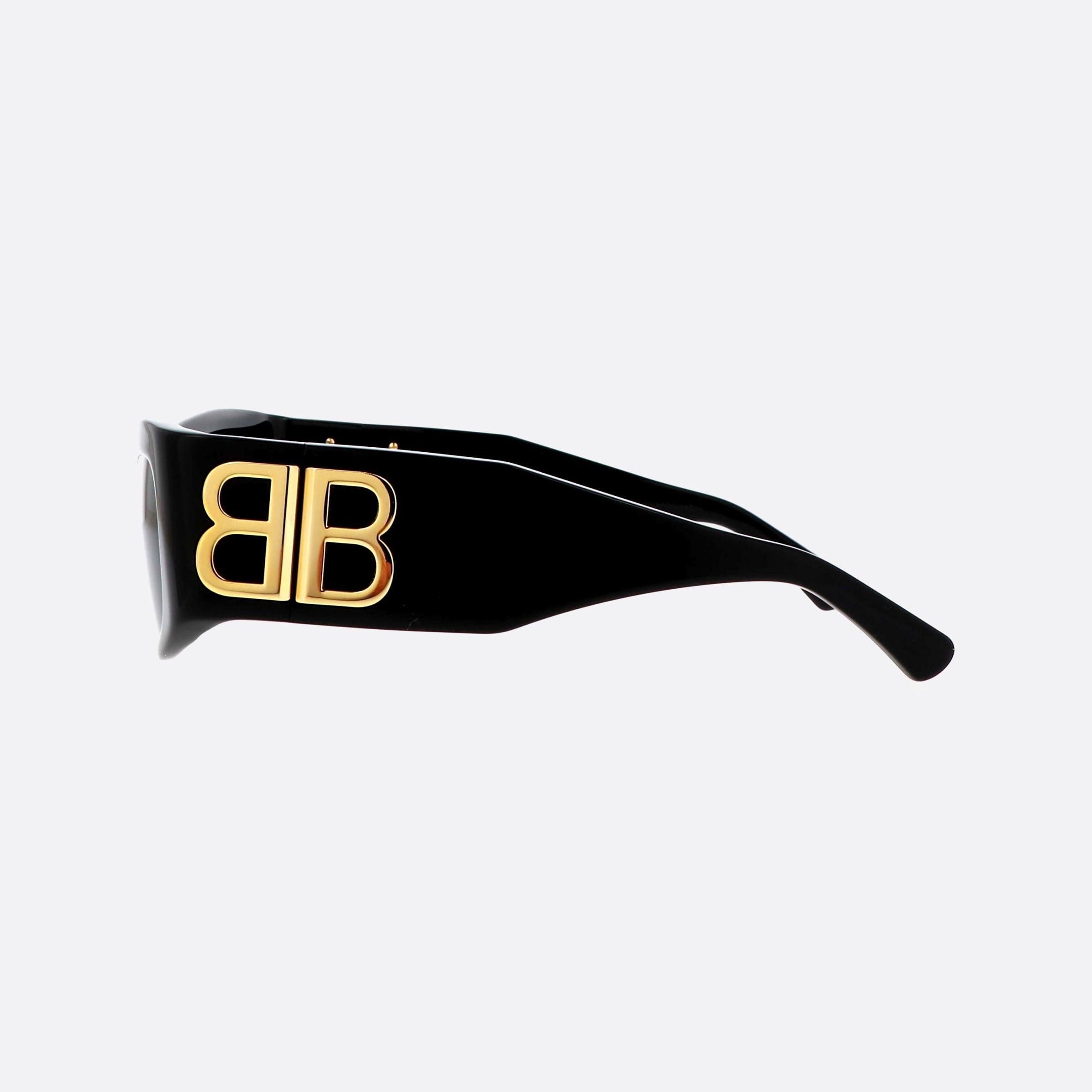 Balenciaga 56mm Everyday Bkgy Black Rectangle Woman Sunglasses - Detail View