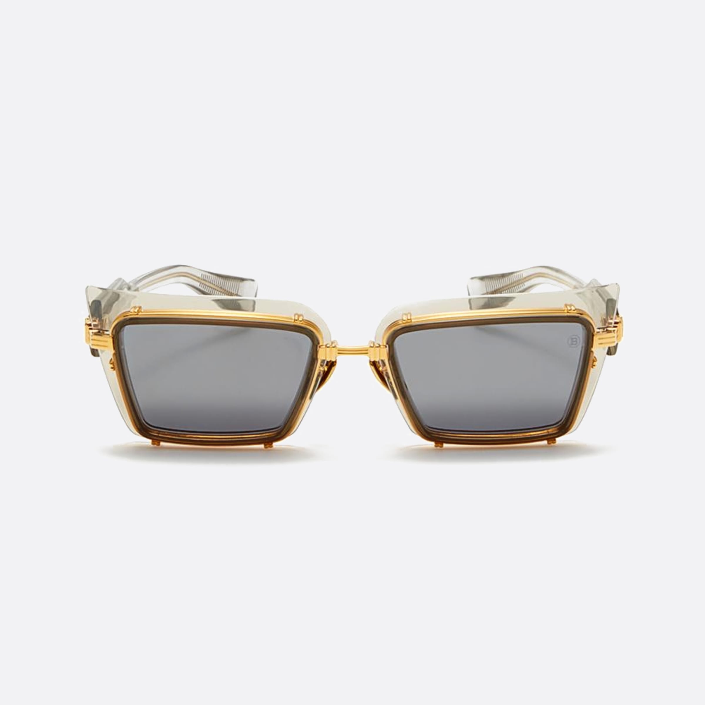 Balmain 52mm Admirable Gry Gld Grey Geometric Women Sunglasses - Main View