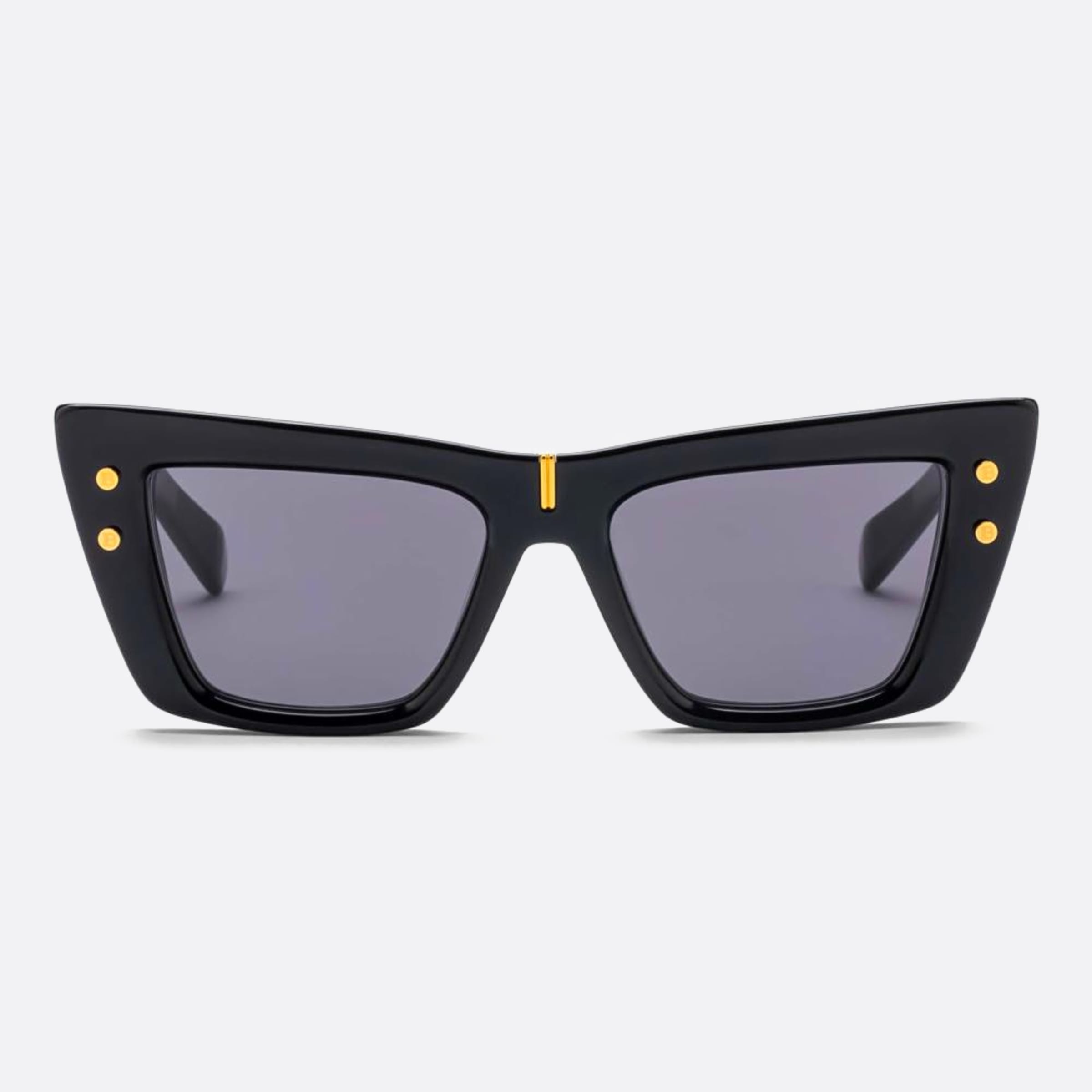 Balmain 54mm Eye Blk Gld Black Cat Eye Women Sunglasses - Main View