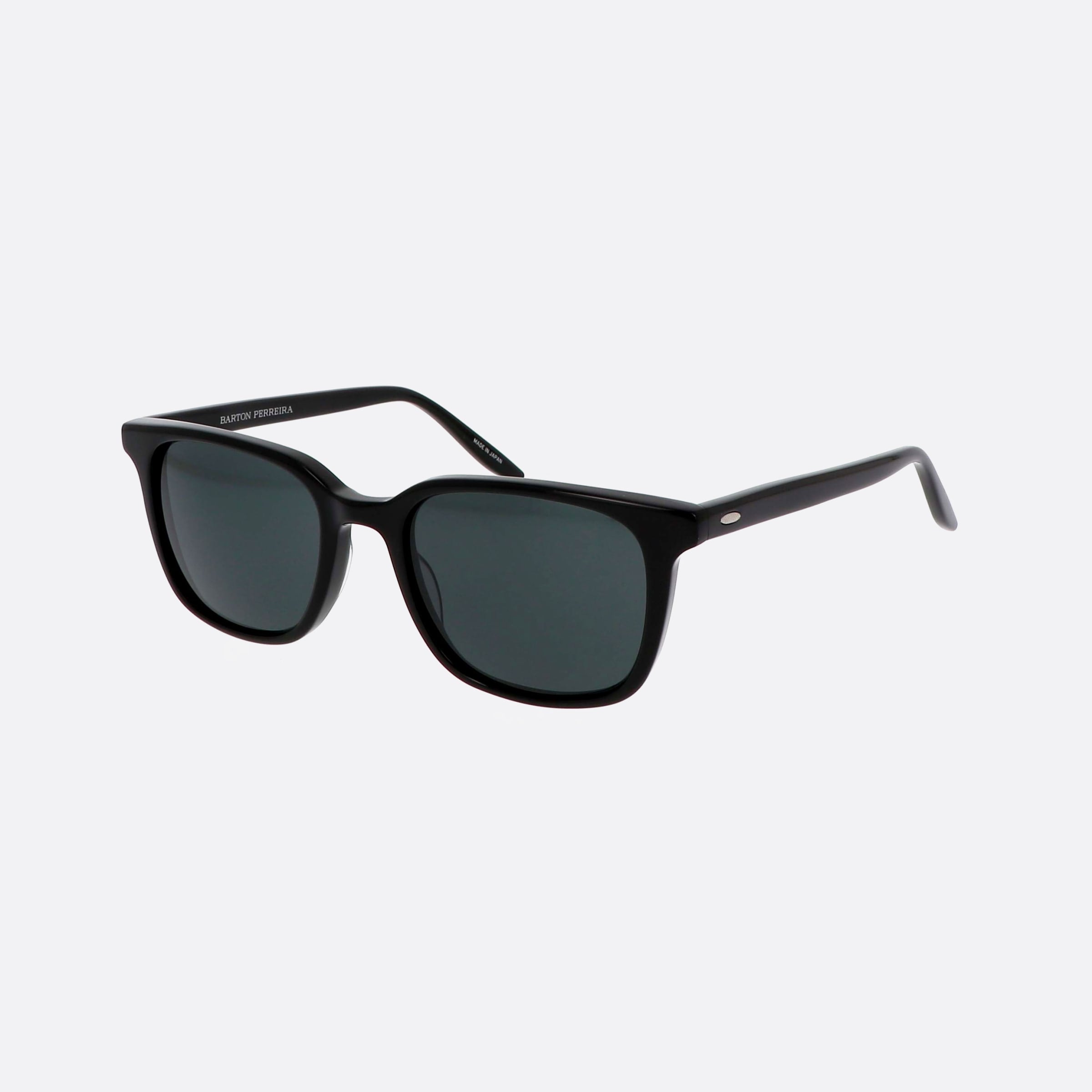 Barton 52mm Perreira Bp0087 2jo Black Oval Men Sunglasses - Main View