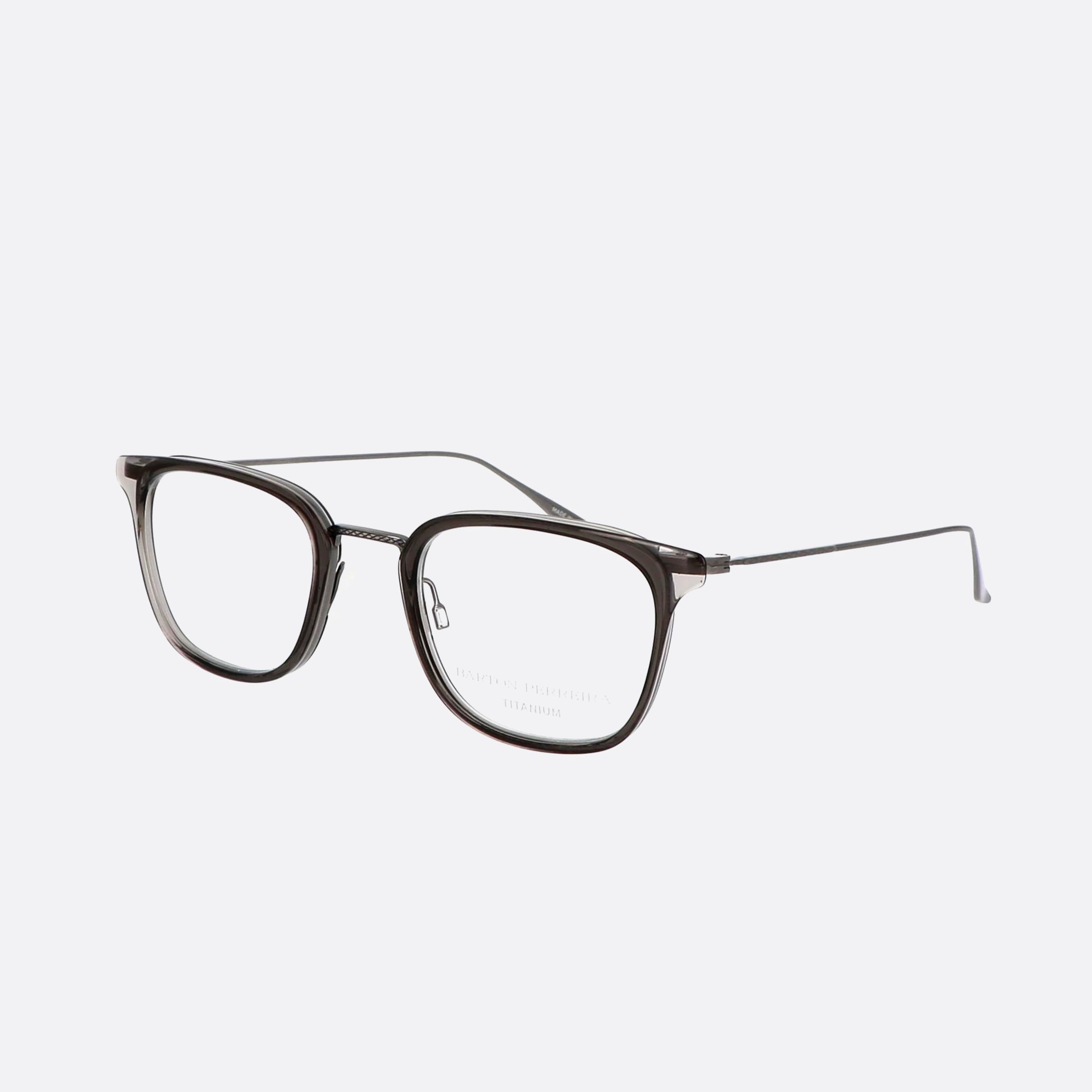 Barton 49mm Perreira Bp5090 0qi Grey Square Men Eyeglasses - Main View