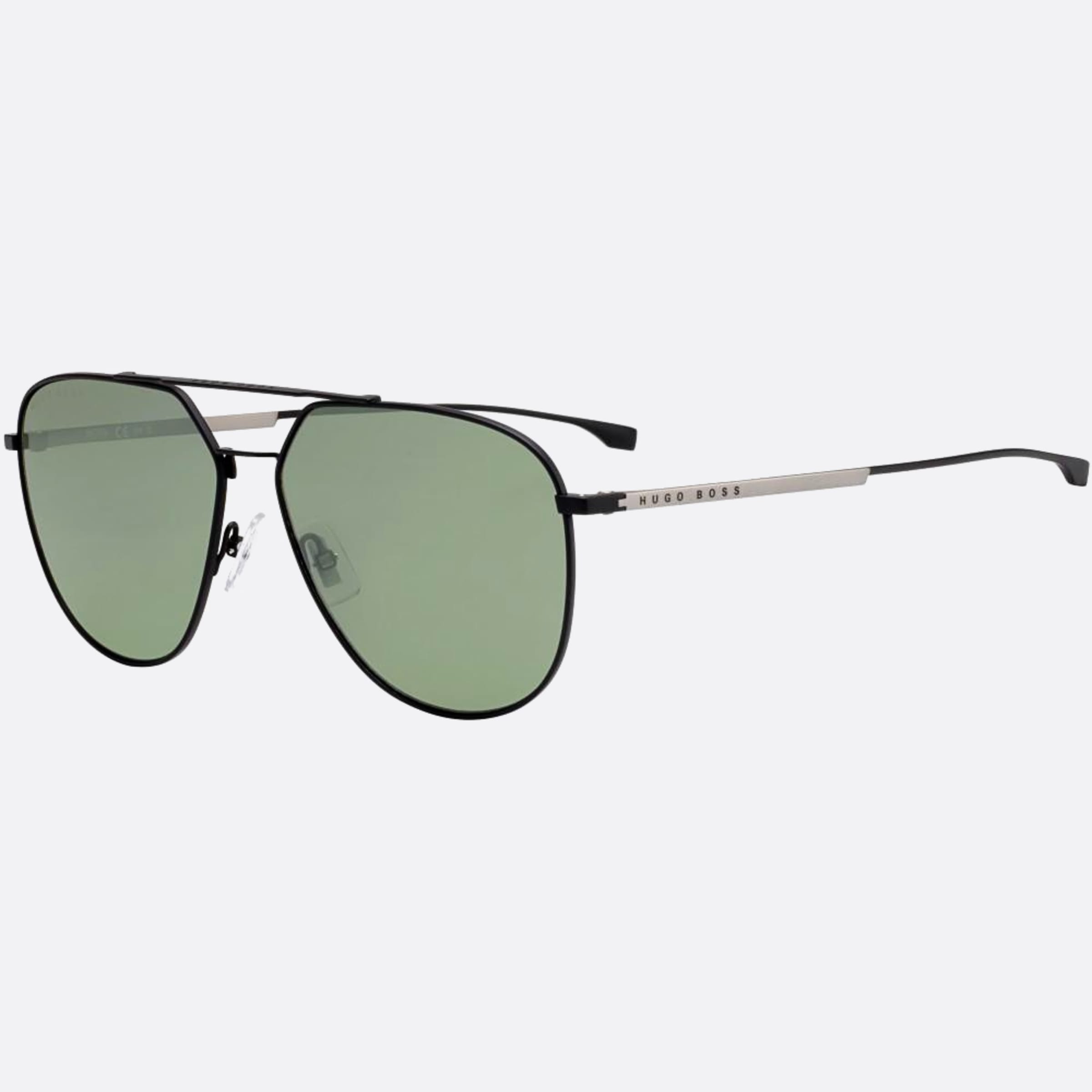 Boss 63mm Boss Black Pilot Men Sunglasses - Side View