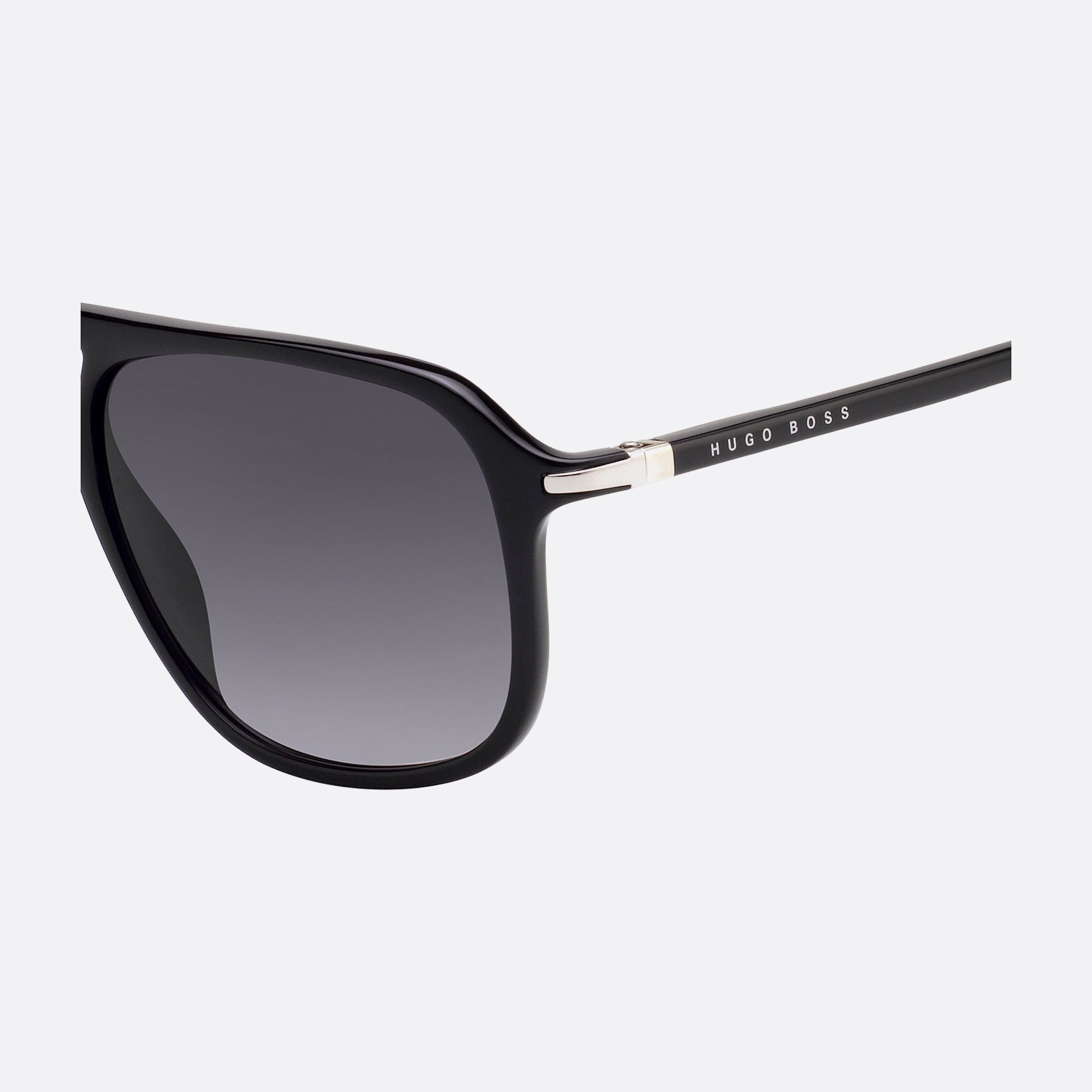Boss 56mm Boss Black Pilot Men Sunglasses - Detail View