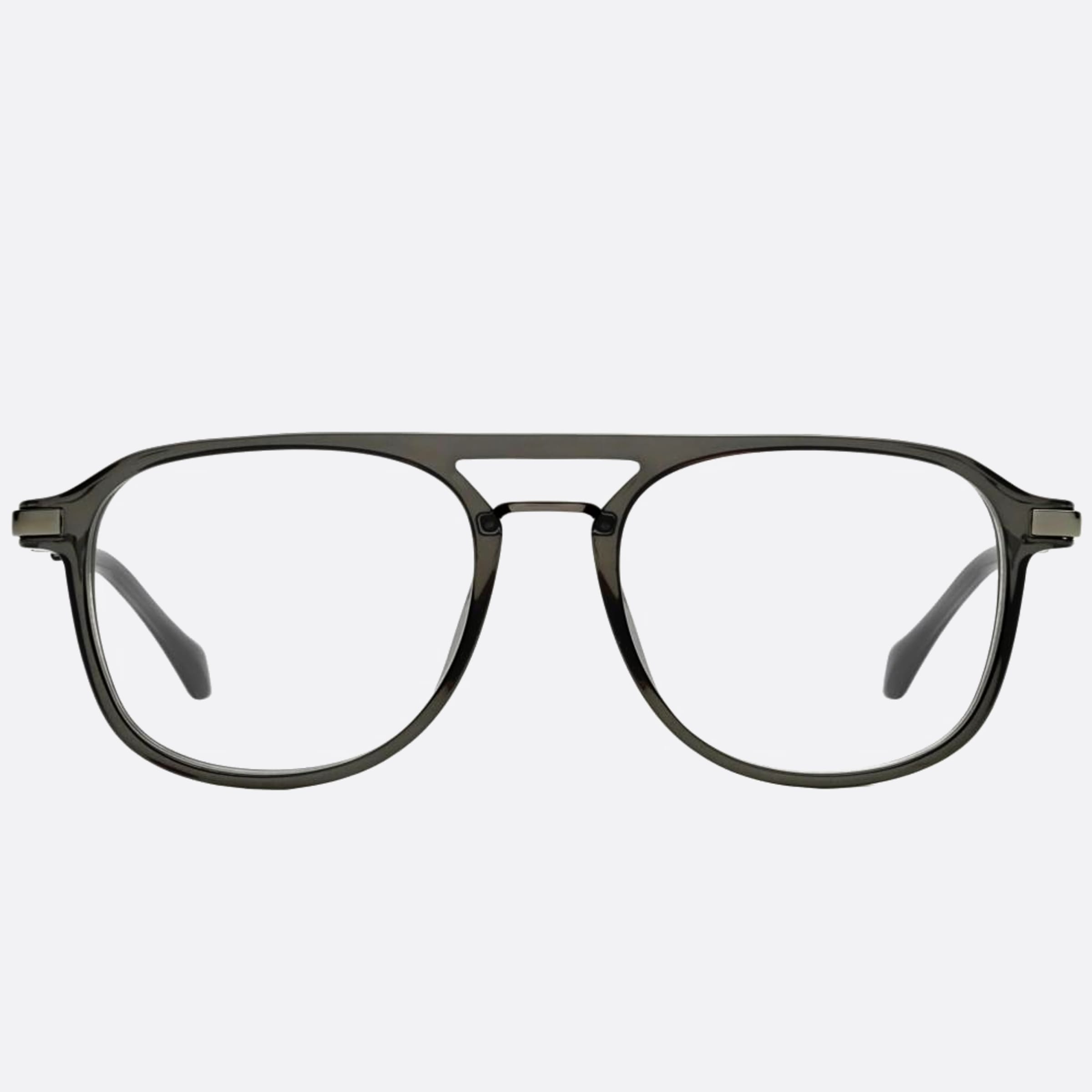 Boss 52mm Boss Kb7 Grey Pilot Men Eyeglasses - Main View