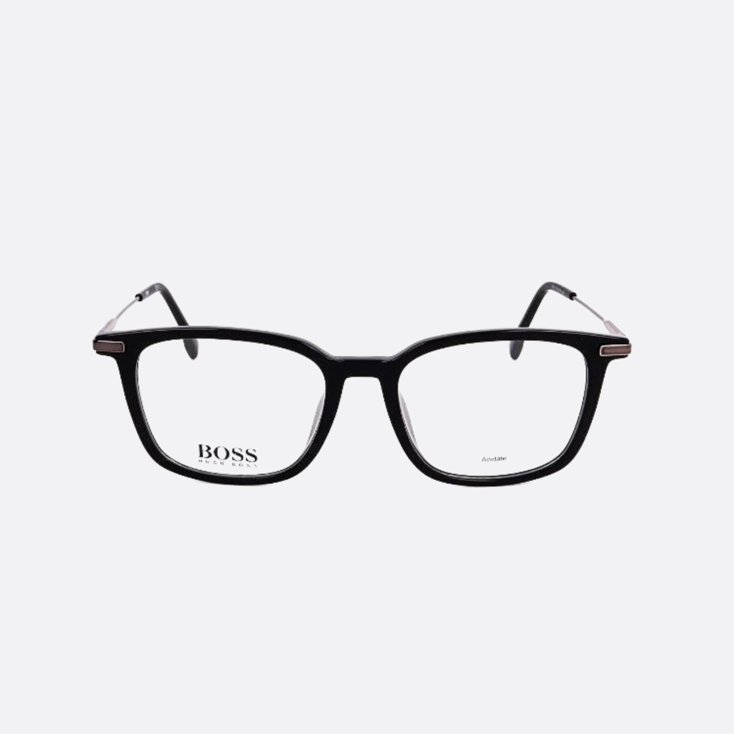 Boss 53mm Boss Black Squared Men Eyeglasses - Main View