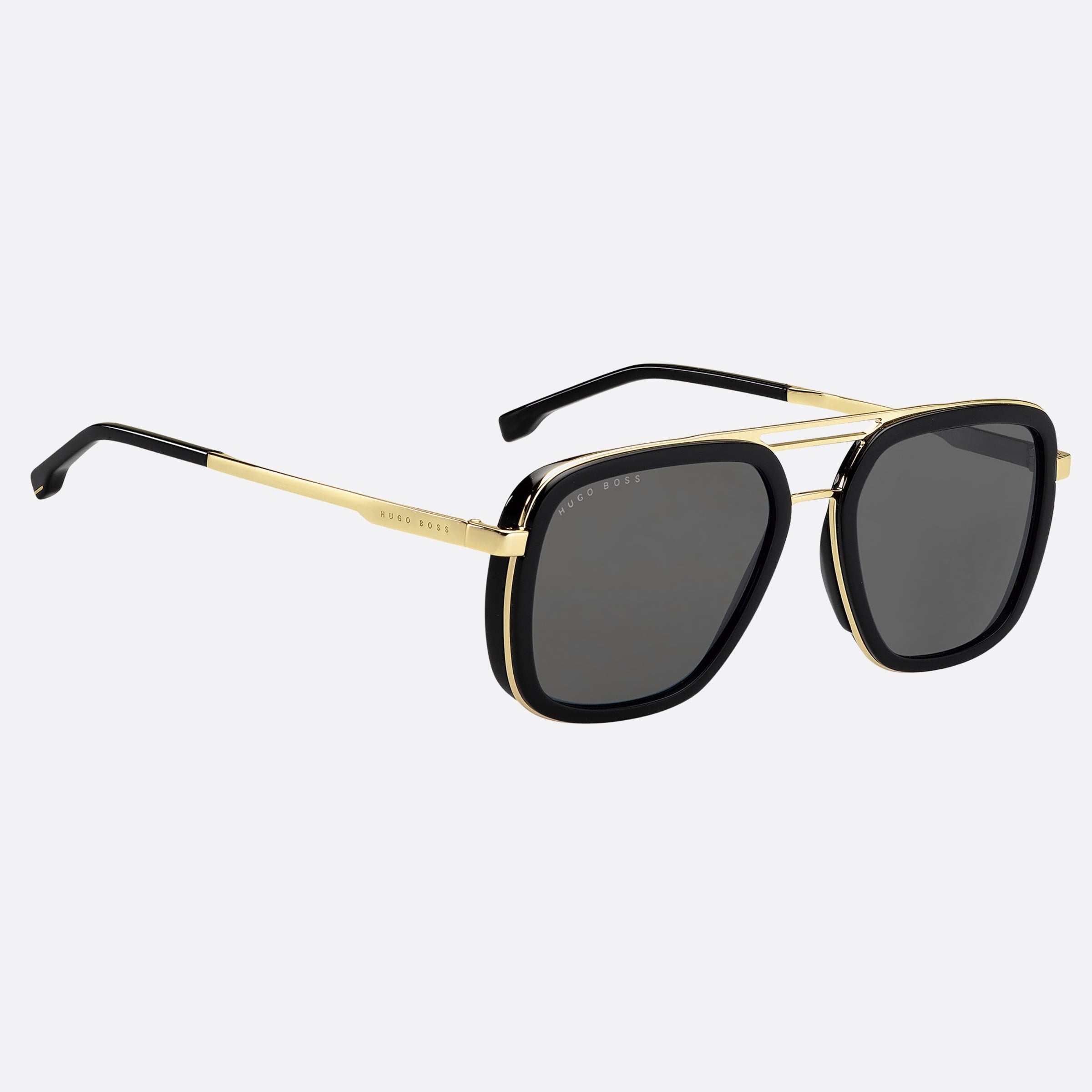 Boss 55mm Boss Black Pilot Men Sunglasses - Detail View