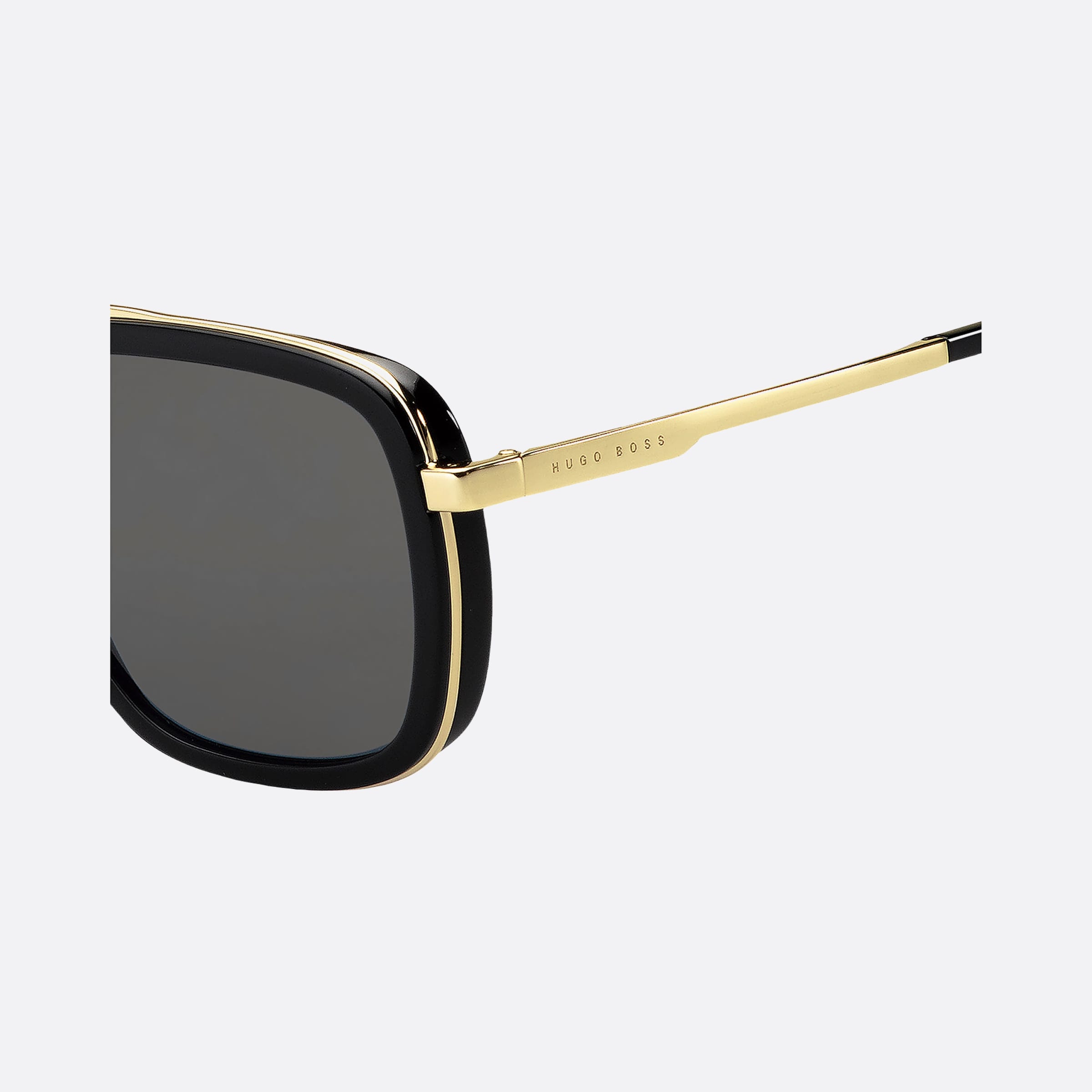 Boss 55mm Boss Black Pilot Men Sunglasses - Lifestyle Shot