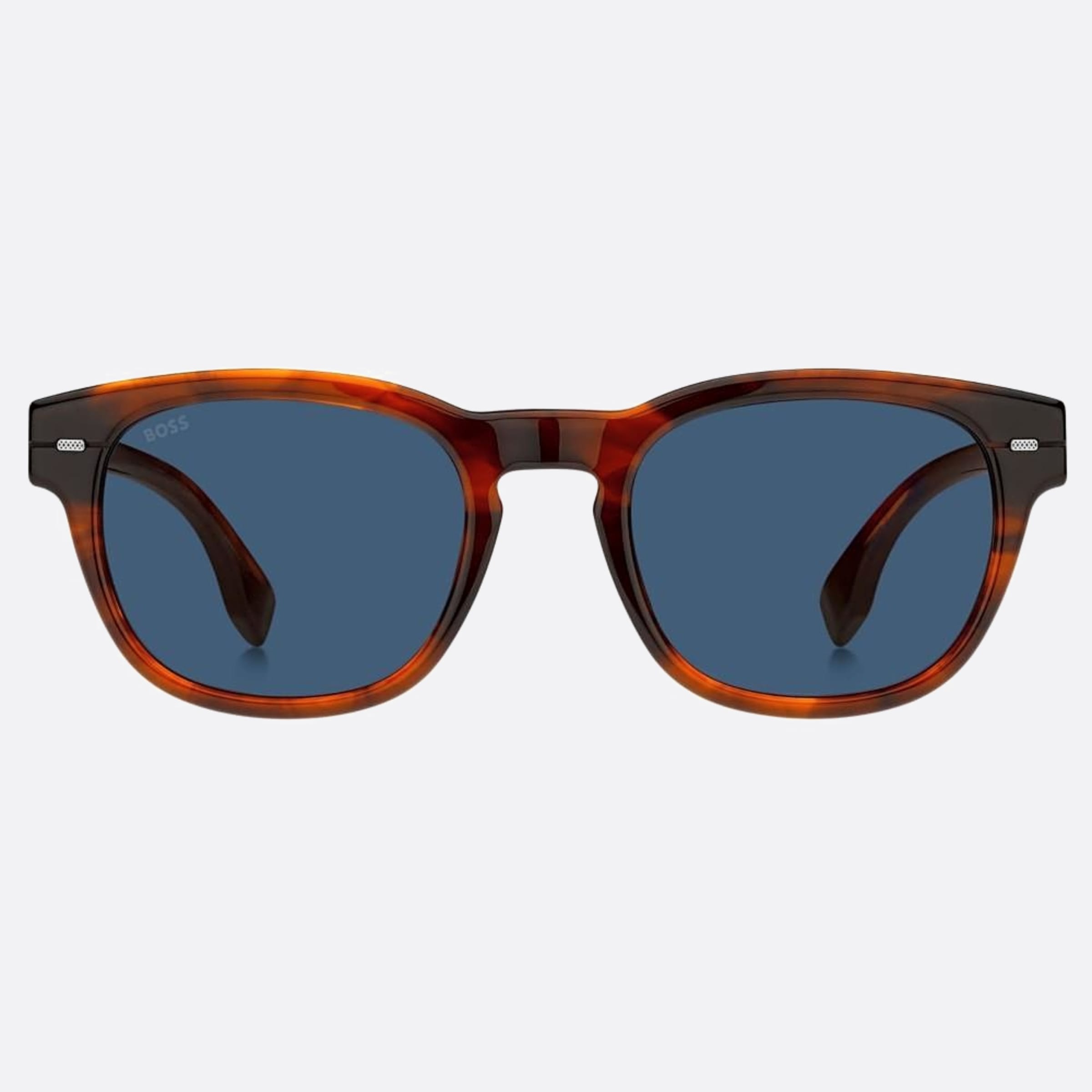 Boss 51mm Boss Ex4 Brown Squared Men Sunglasses - Main View