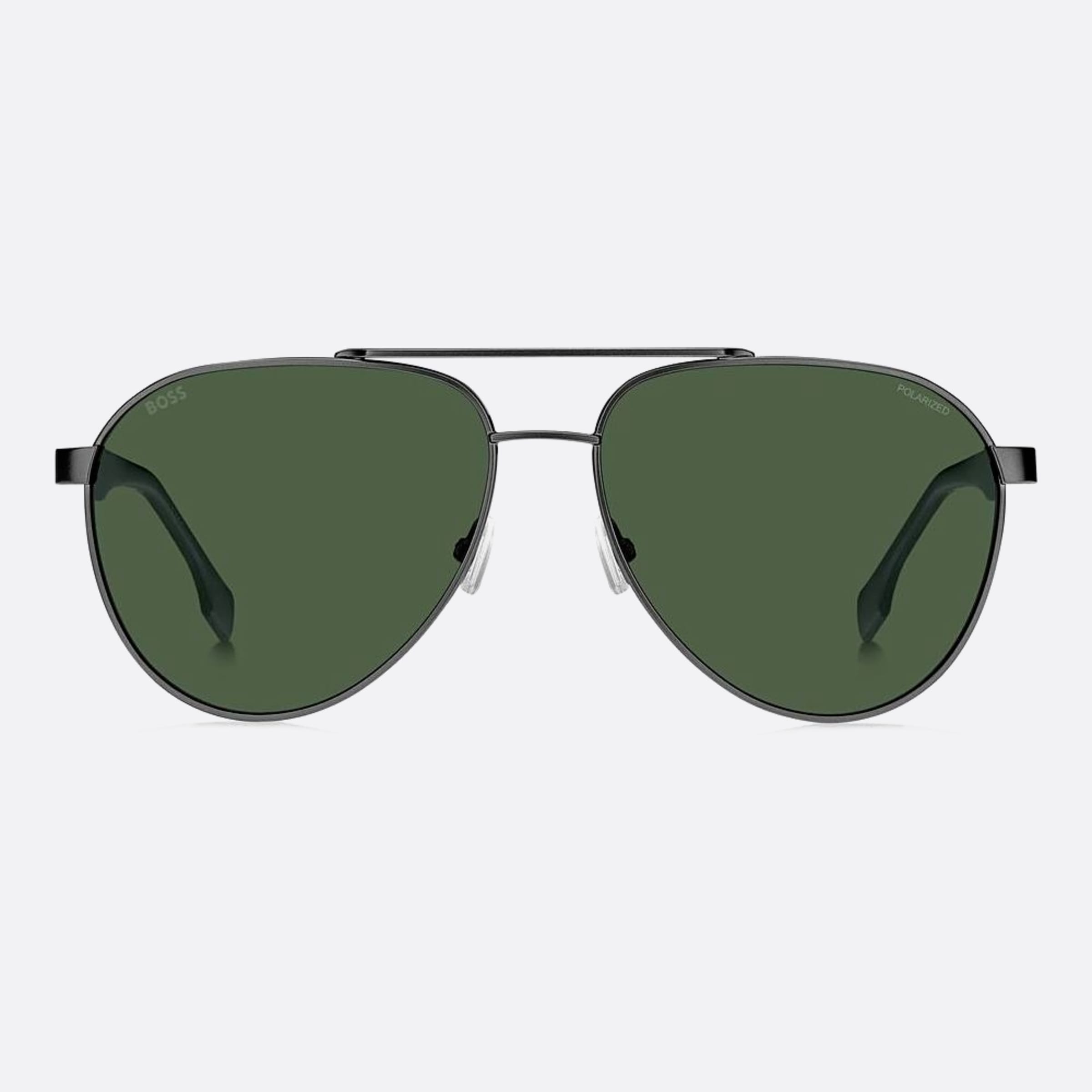 Boss 60mm Boss Mfk Grey Pilot Polarized Men Sunglasses - Main View