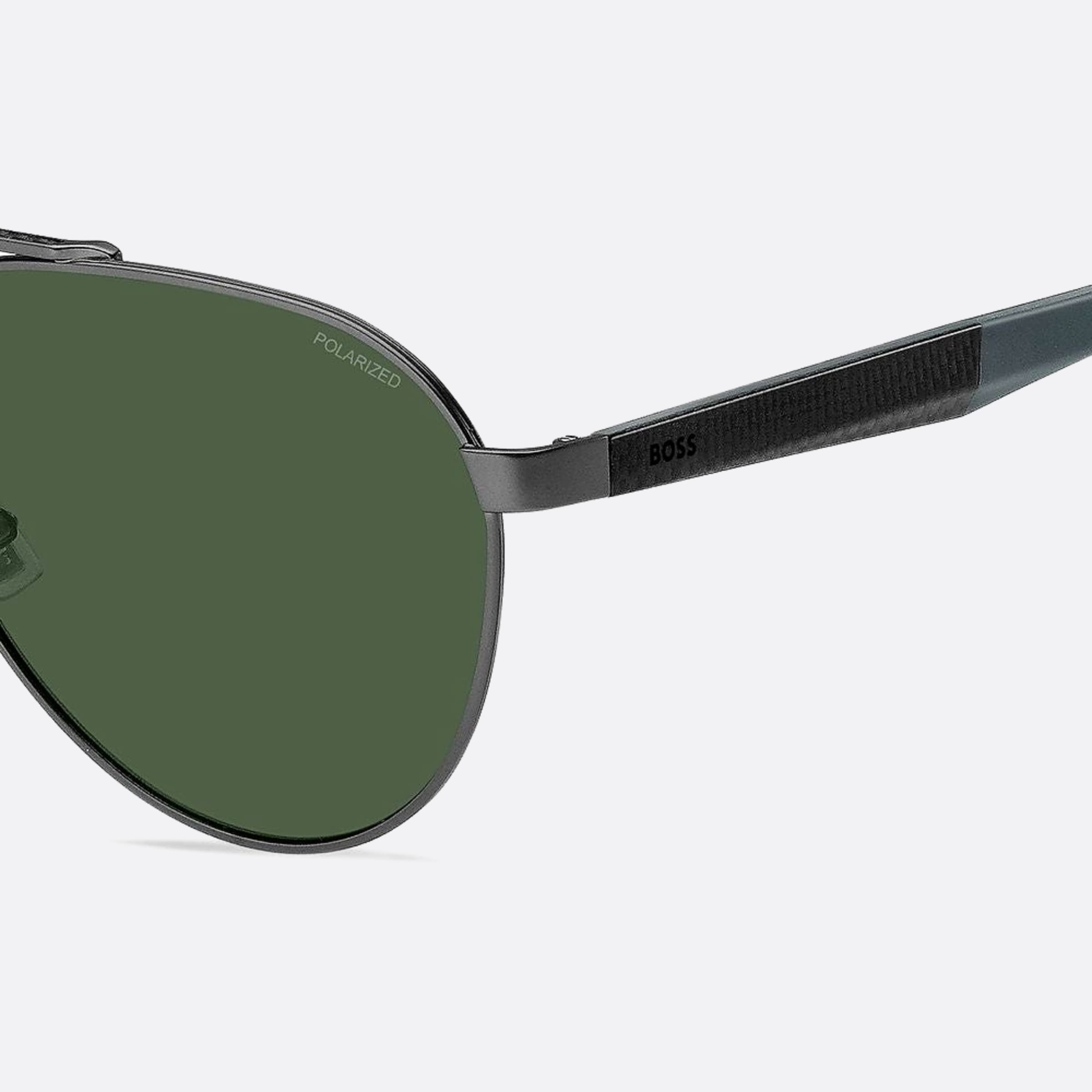 Boss 60mm Boss Mfk Grey Pilot Polarized Men Sunglasses - Lifestyle Shot