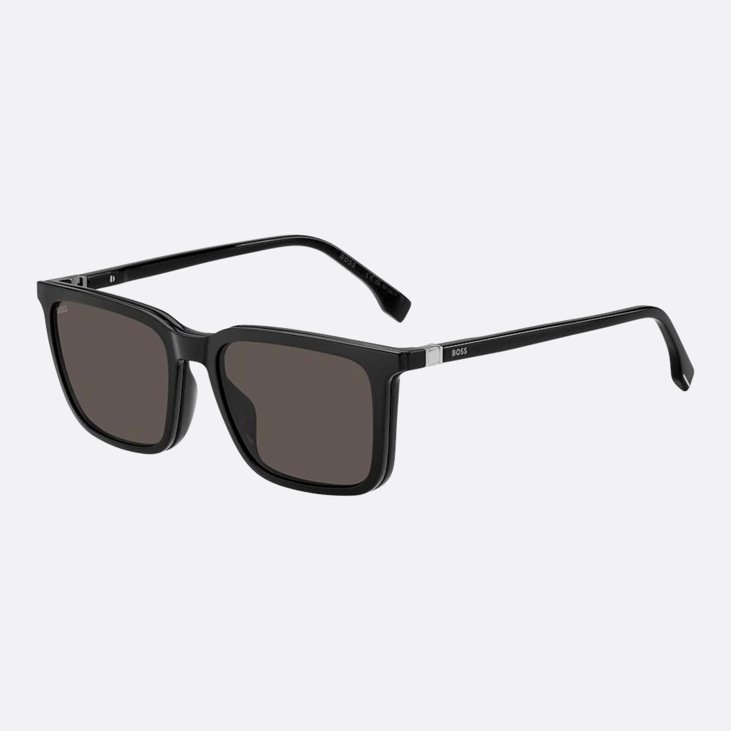 Boss 55mm Boss Black Squared Men Sunglasses - Lifestyle Shot