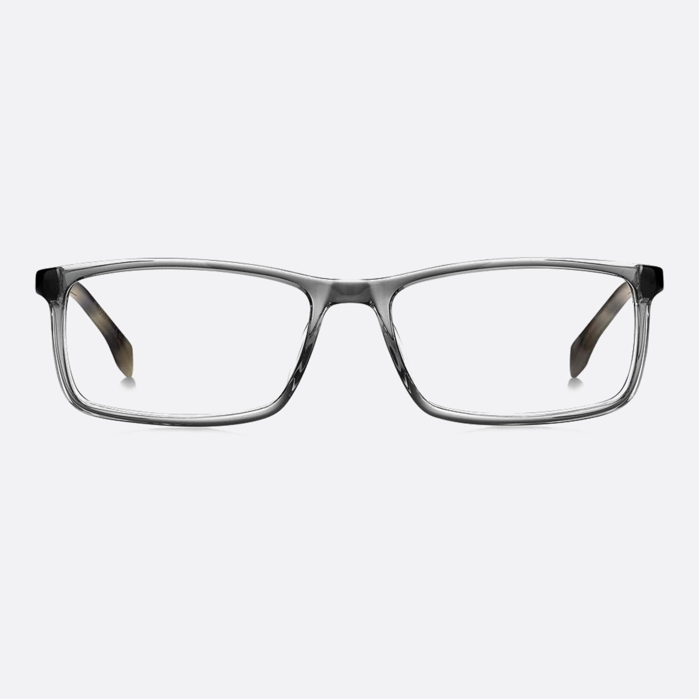Boss 55mm Boss Xbo Grey Squared Men Eyeglasses - Main View