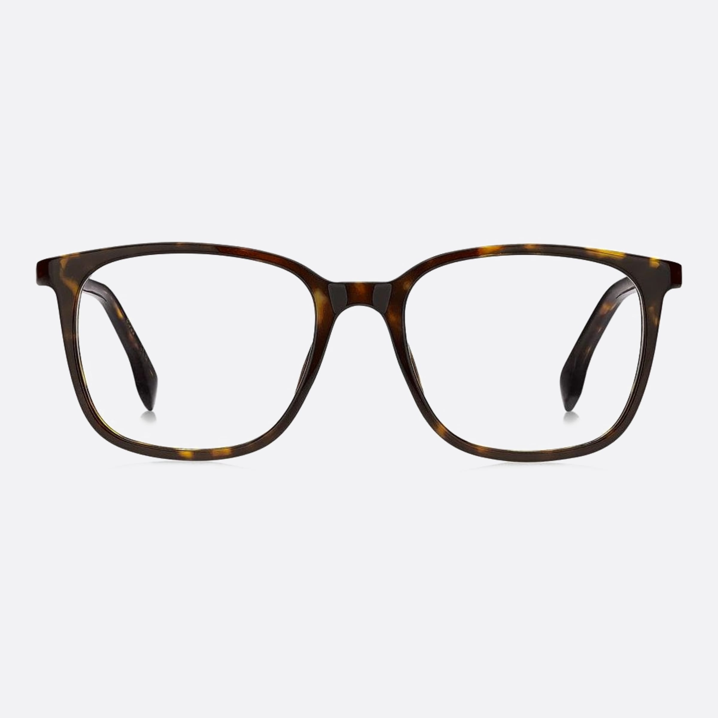 Boss 53mm Boss Havana Squared Men Eyeglasses - Main View