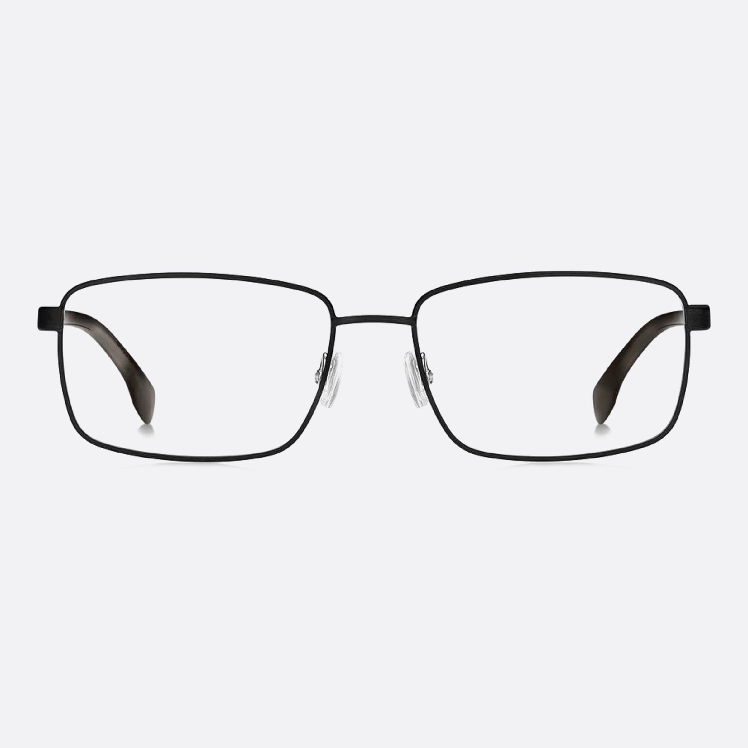 Boss 57mm Boss I21 Havana Geometric Men Eyeglasses - Main View